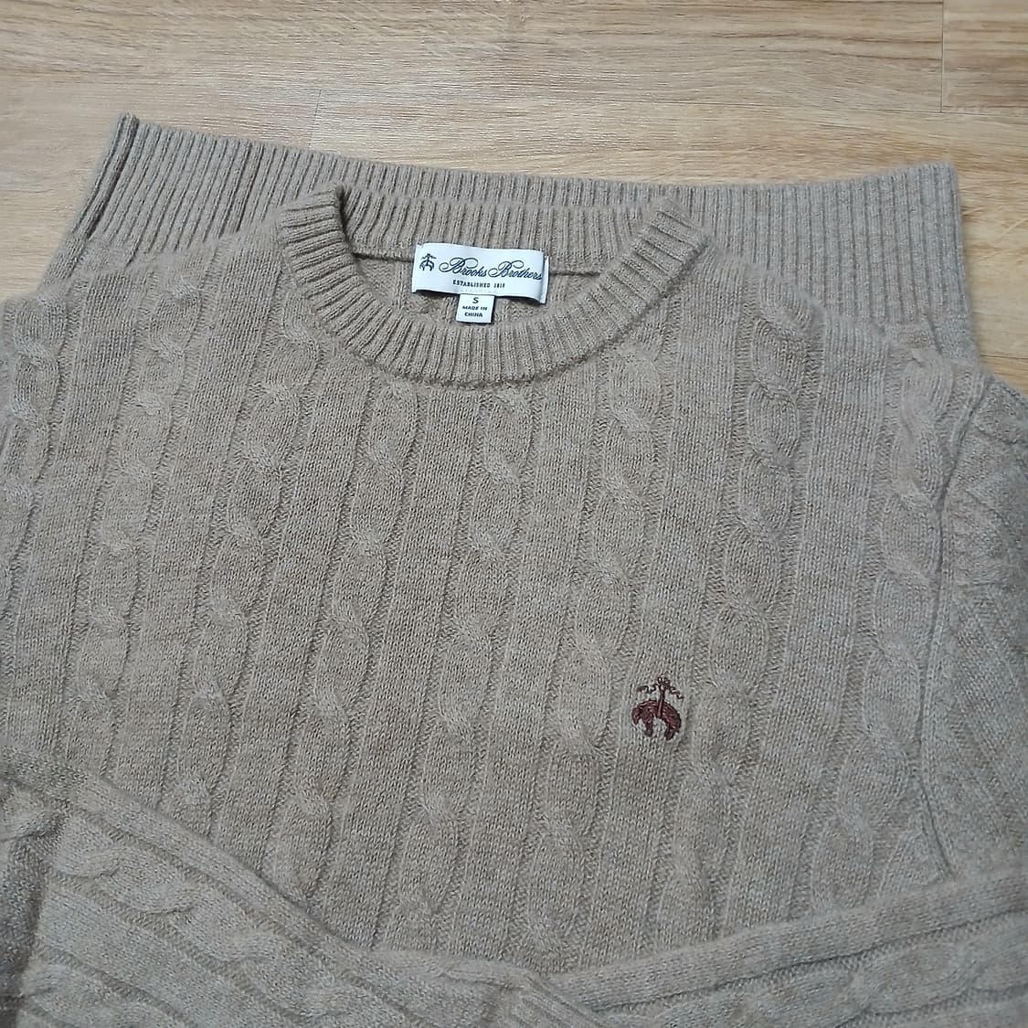 브룩스브라더스 꽈배기 니트 S 90 상품이미지1