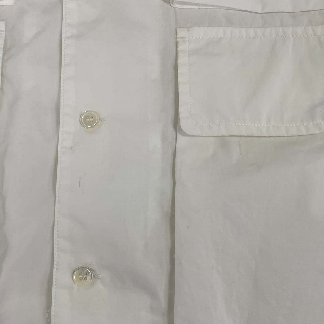 아웃스탠딩 멀티포켓 화이트 반팔 셔츠 상품이미지6