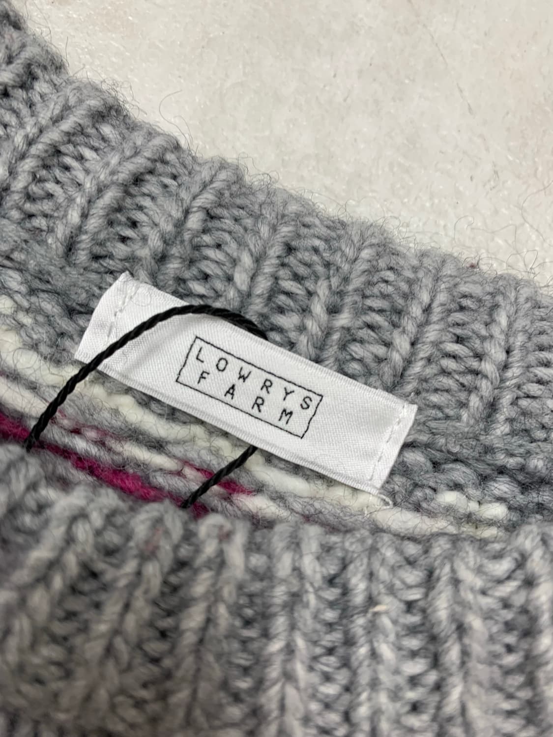 Lowlyfarm 패턴 니트 #406 상품이미지4