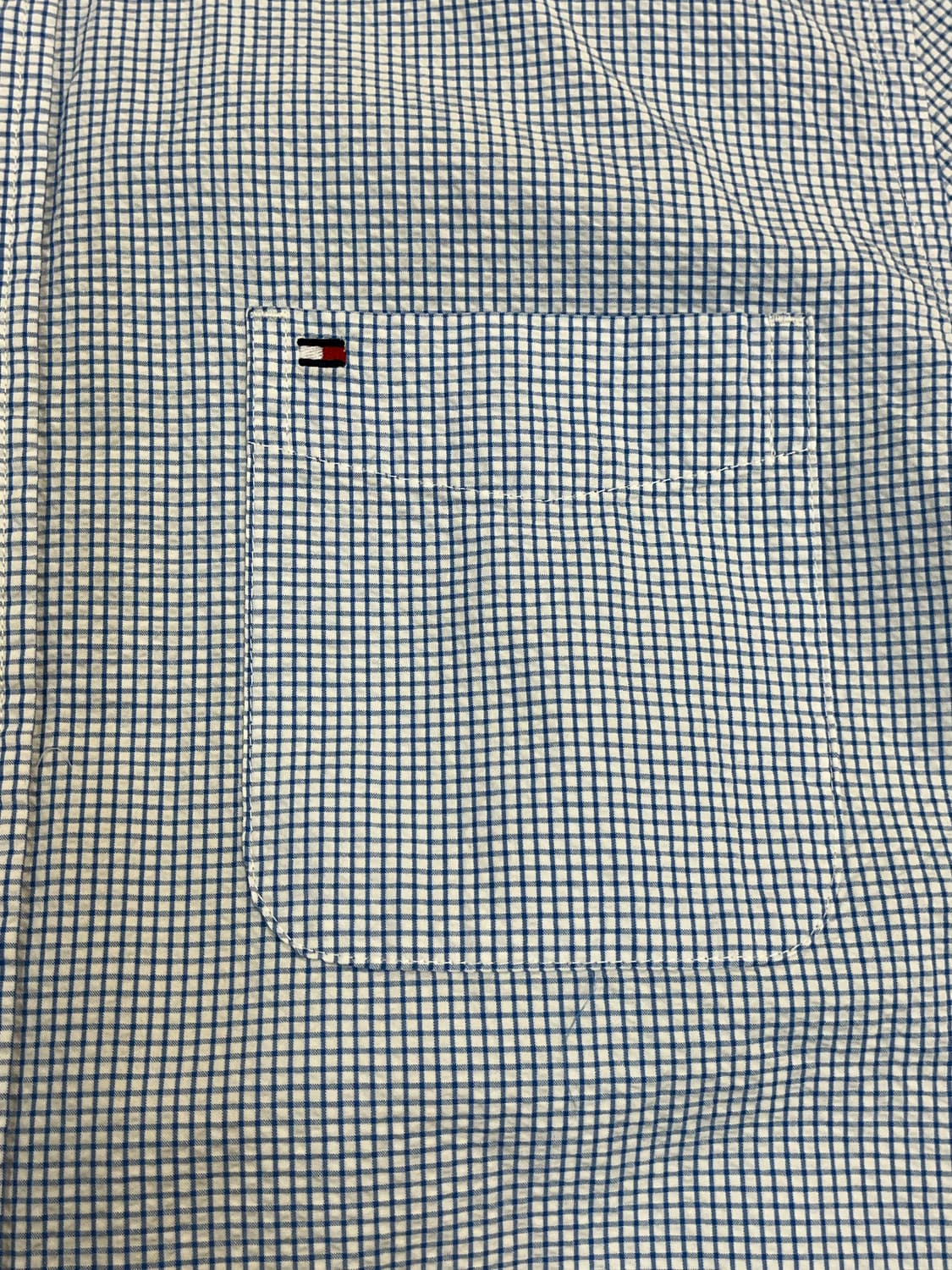 타미힐피거 포켓 반팔 셔츠 블루 L #csz3715 상품이미지5