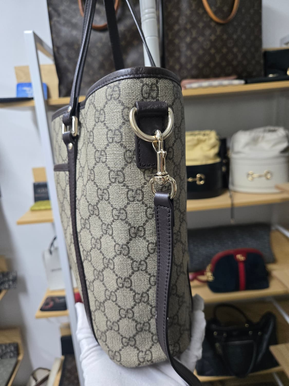 [특가][정품]구찌 시그니처 토트 숄더백 상품이미지4