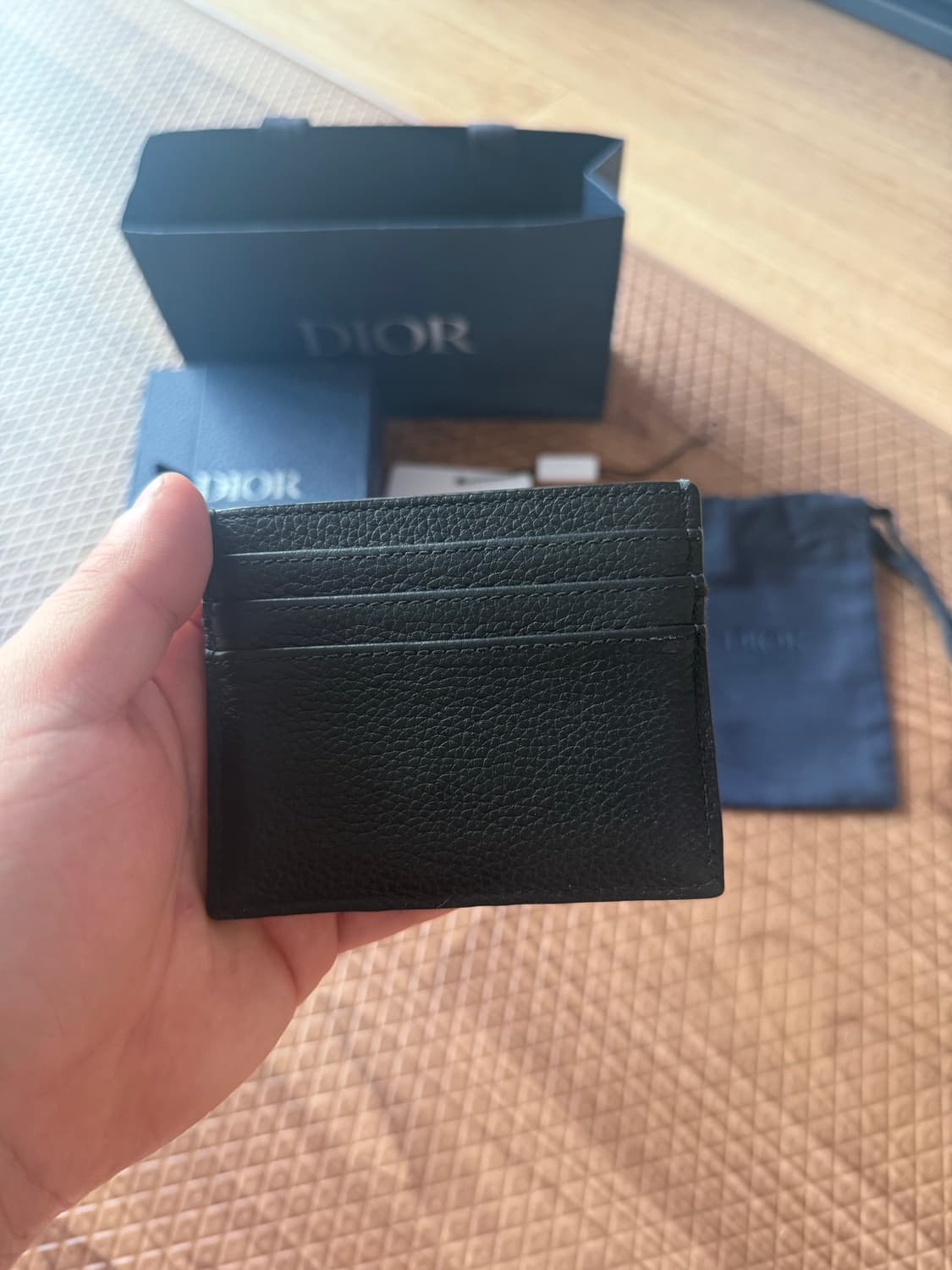 디올 오블리크 자카드 카드지갑 (풀박스 새상품) 상품이미지3