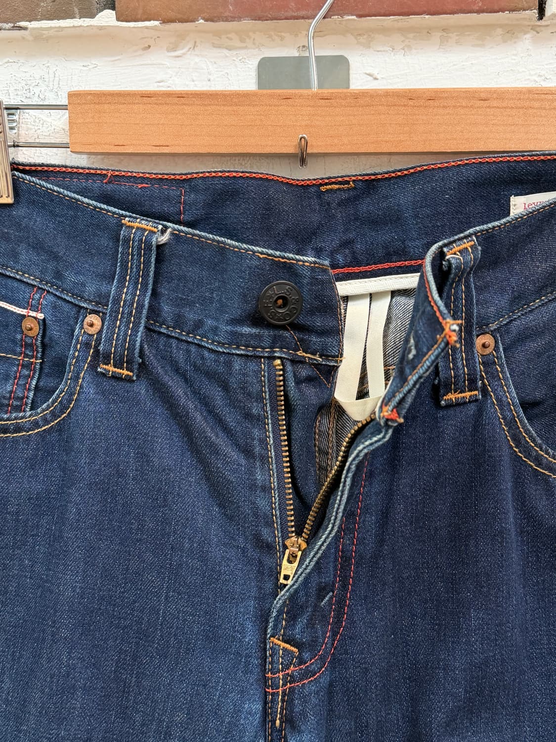 Levi Strauss 리바이스 딥 블루 셀비지 데님진 30x34 상품이미지3