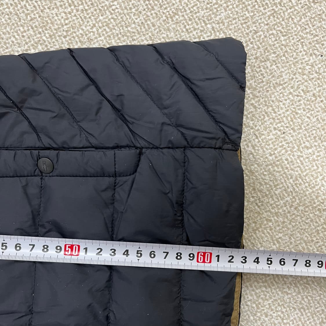 [100] 센터폴 블랙 구스다운 경량 패딩 조끼 베스트 0106M1 상품이미지5