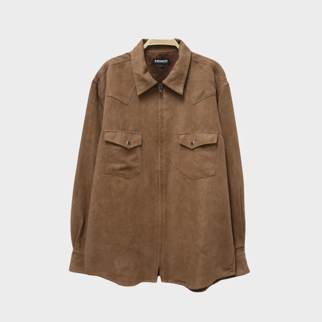 PAVEMENT 스웨이드 투포켓 집업 자켓 63425 상품이미지1