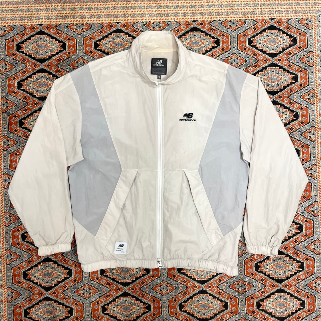 뉴발란스 플라잉 웜업 연핑크 바람막이 자켓 남성S 상품이미지1