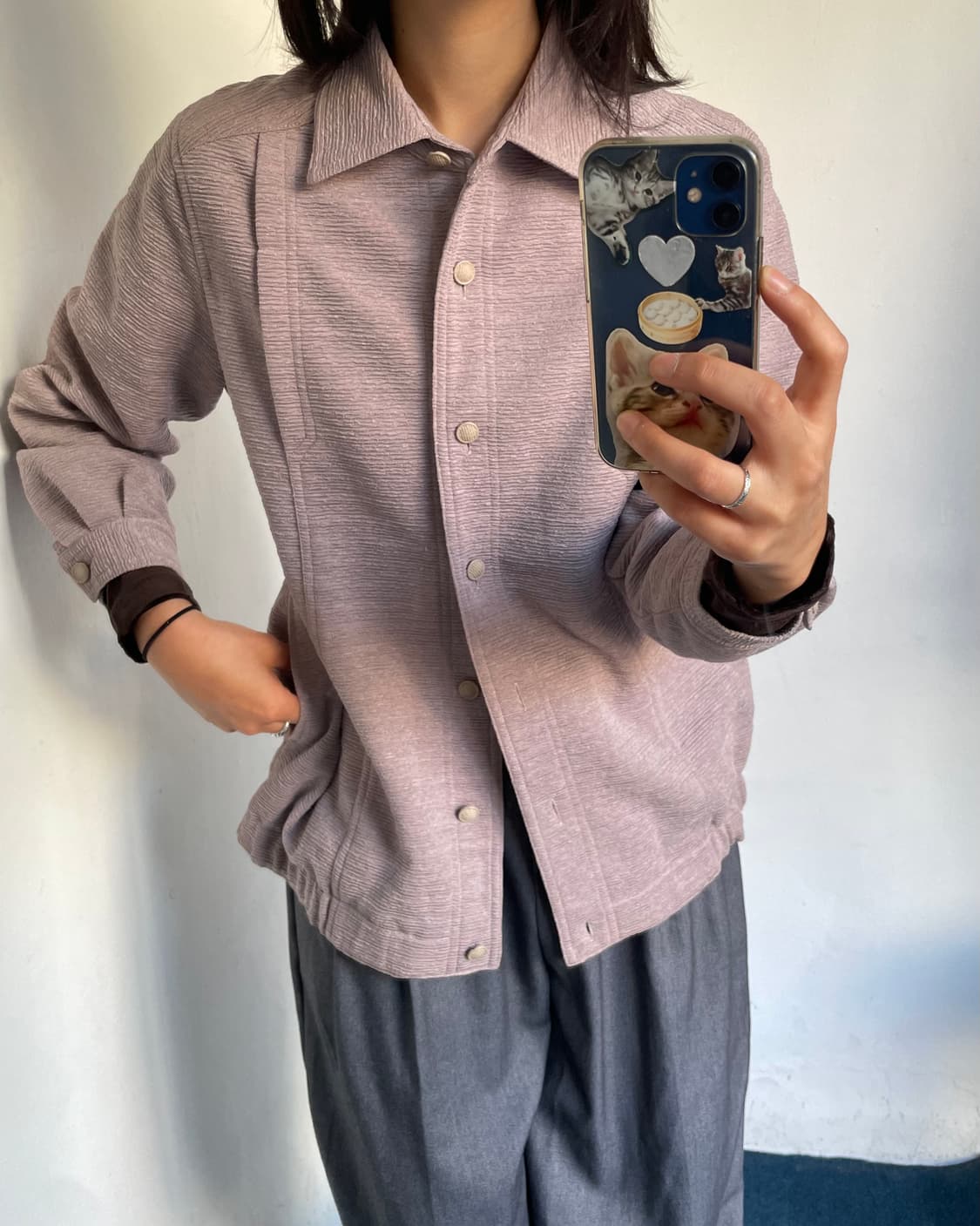 Wrinkle bomber jacket 상품이미지8