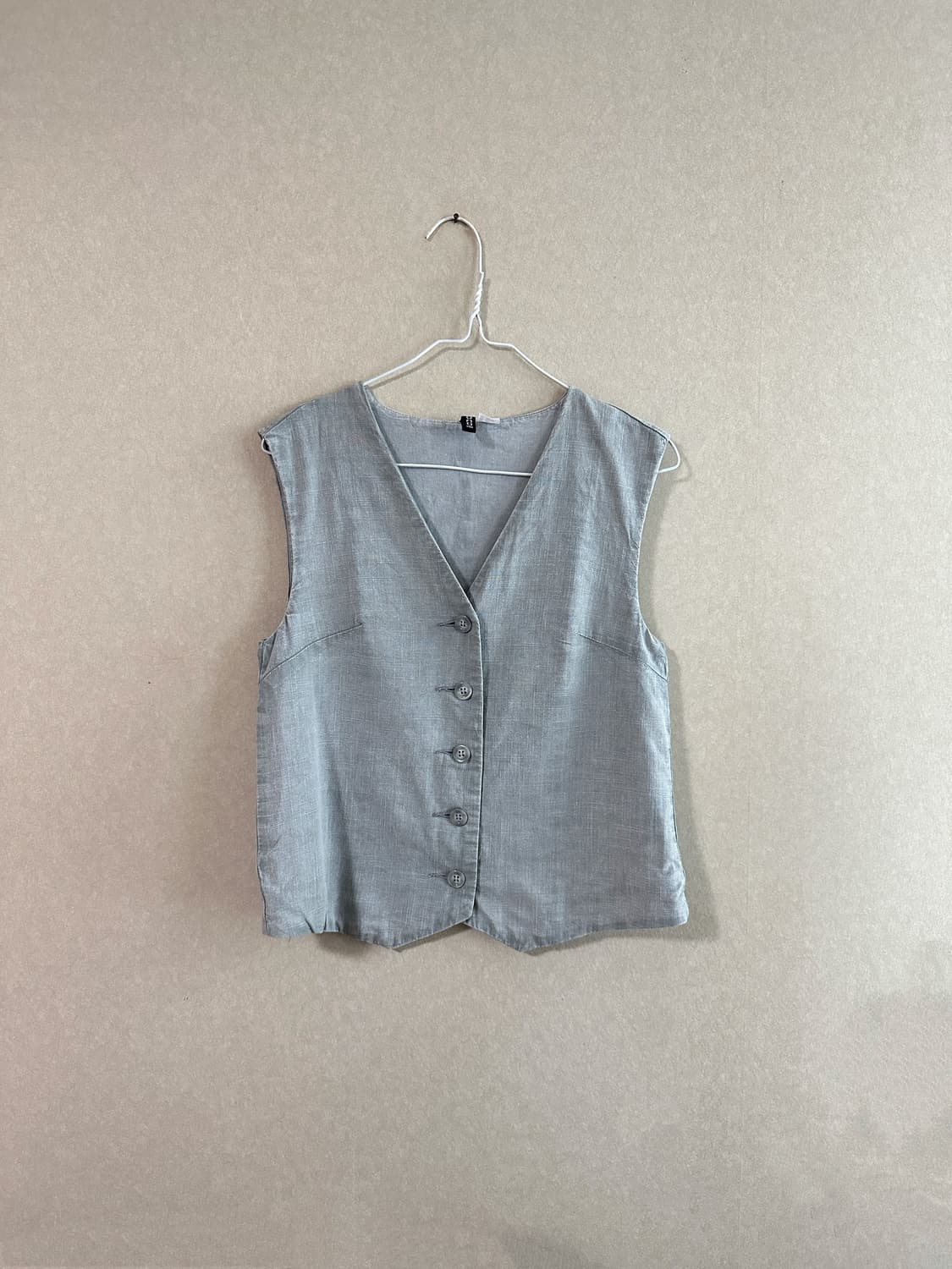 H&M 린넨 수트 베스트 XS 상품이미지2