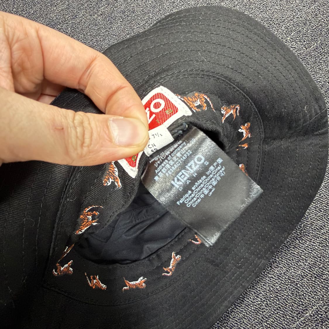 겐조 로고 버킷햇 상품이미지5