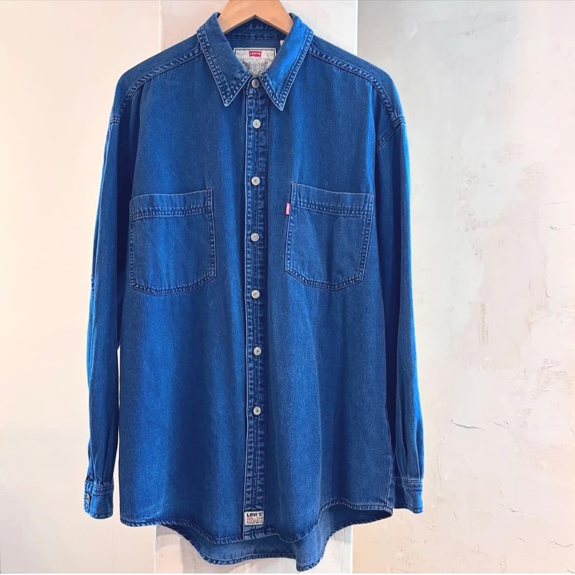 리바이스 레드 탭 데님 오버 셔츠 상품이미지2