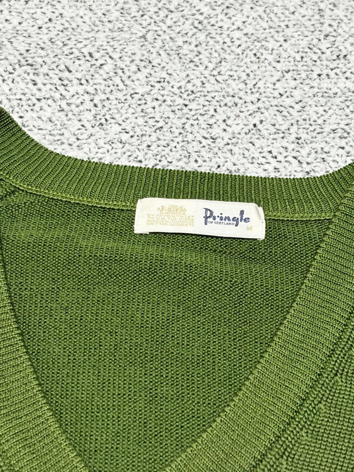 90s 프링글 오브 스코틀랜드 빈티지 브이넥 니트 상품이미지3