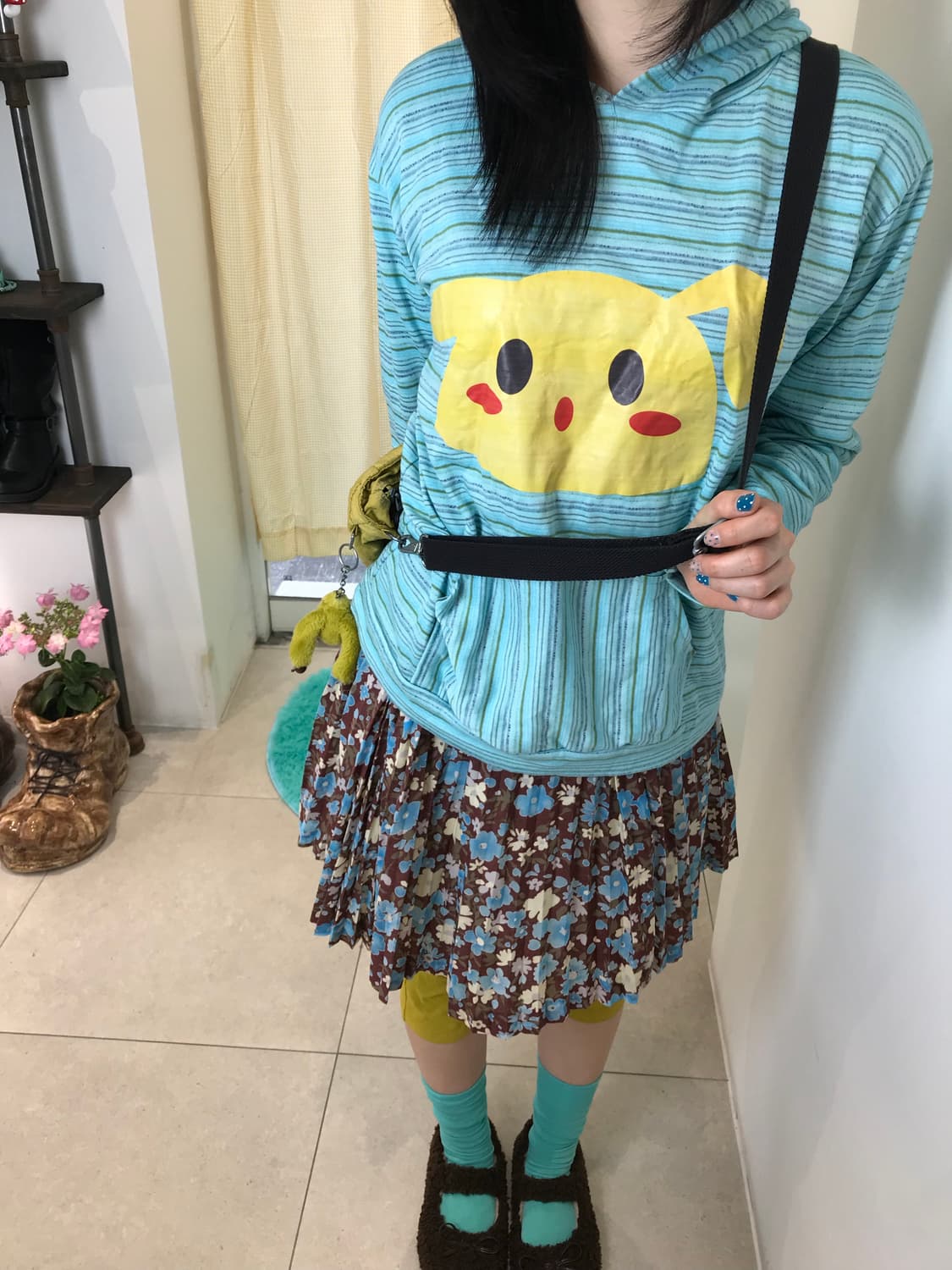귀여운 병아리 프린팅 후드 코디셋🐥 상품이미지4