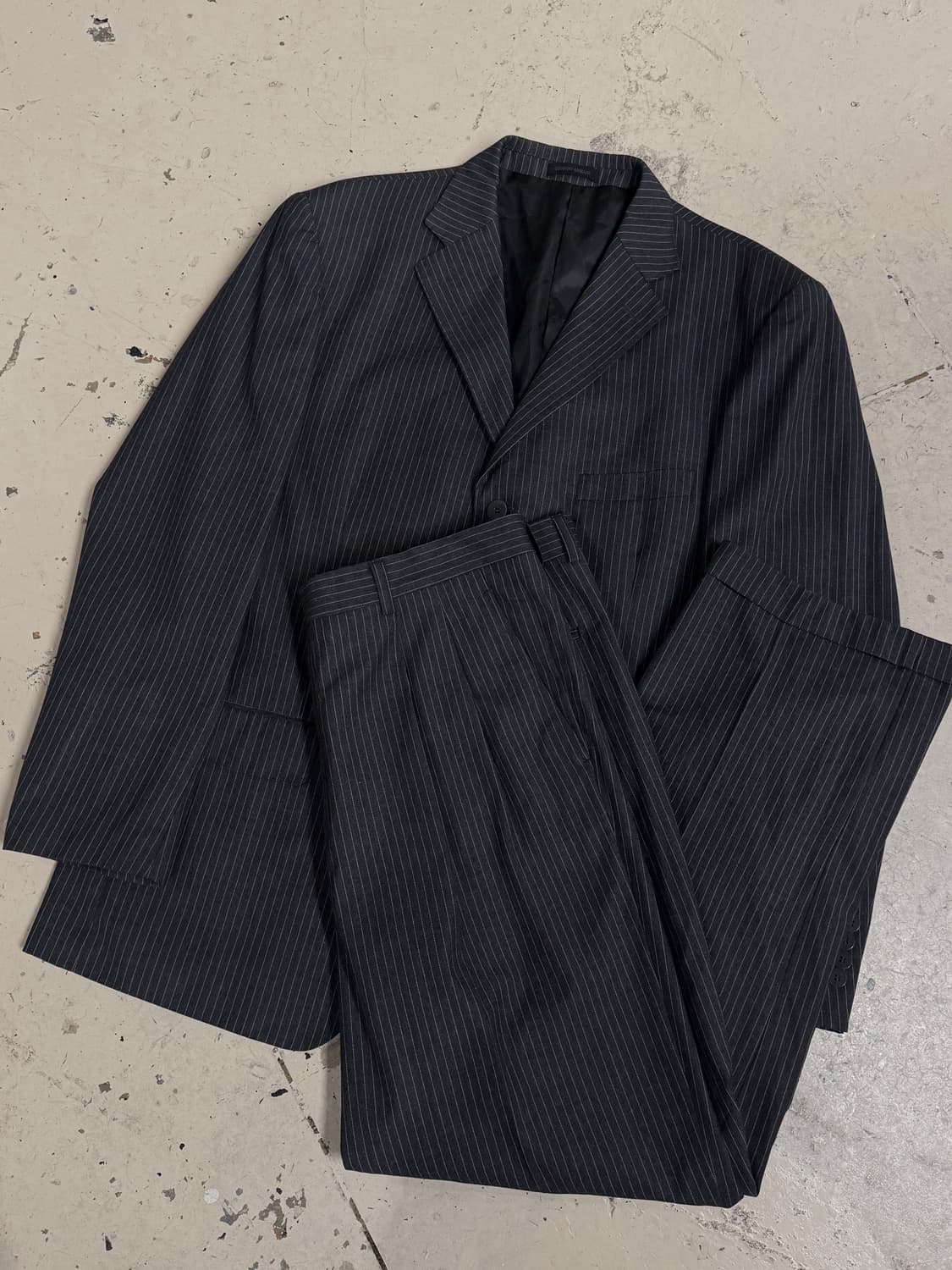 조르지오 아르마니 클래식 스트라이프 수트 셋업  상품이미지1