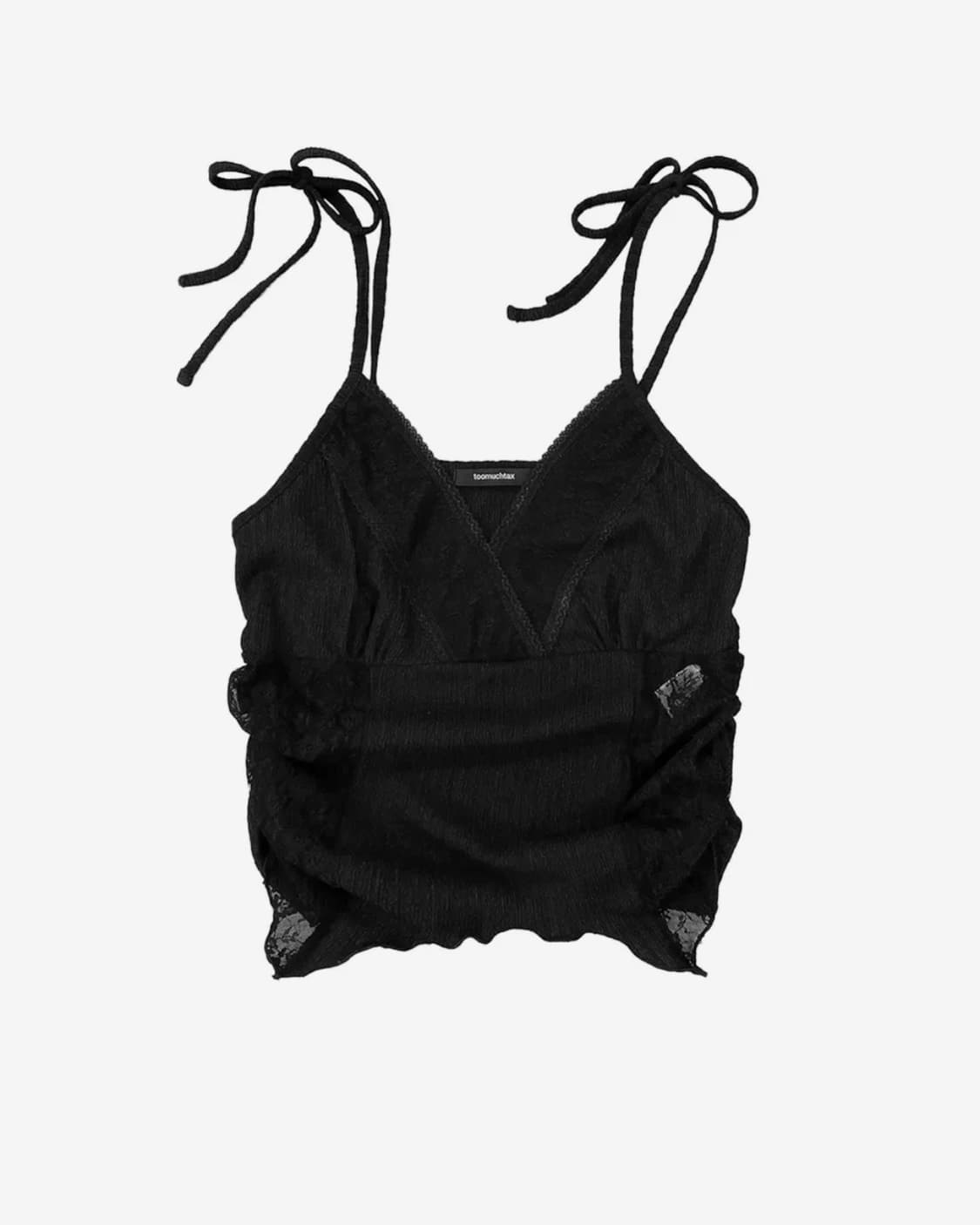 TOOMUCHTAX LACE CAMI TOP 상품이미지4