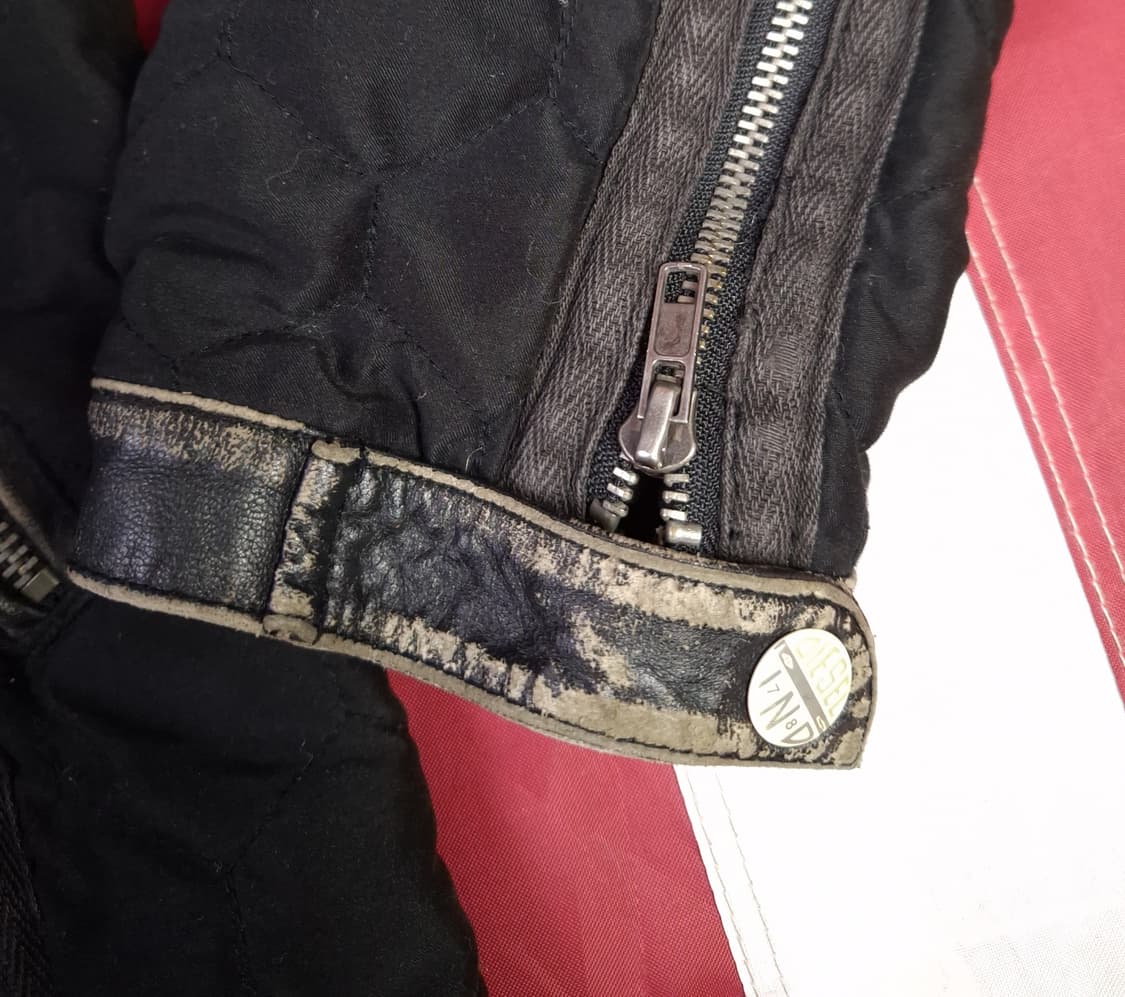 오리지날 디젤 리얼램스킨 트리밍 후드자켓 상품이미지5