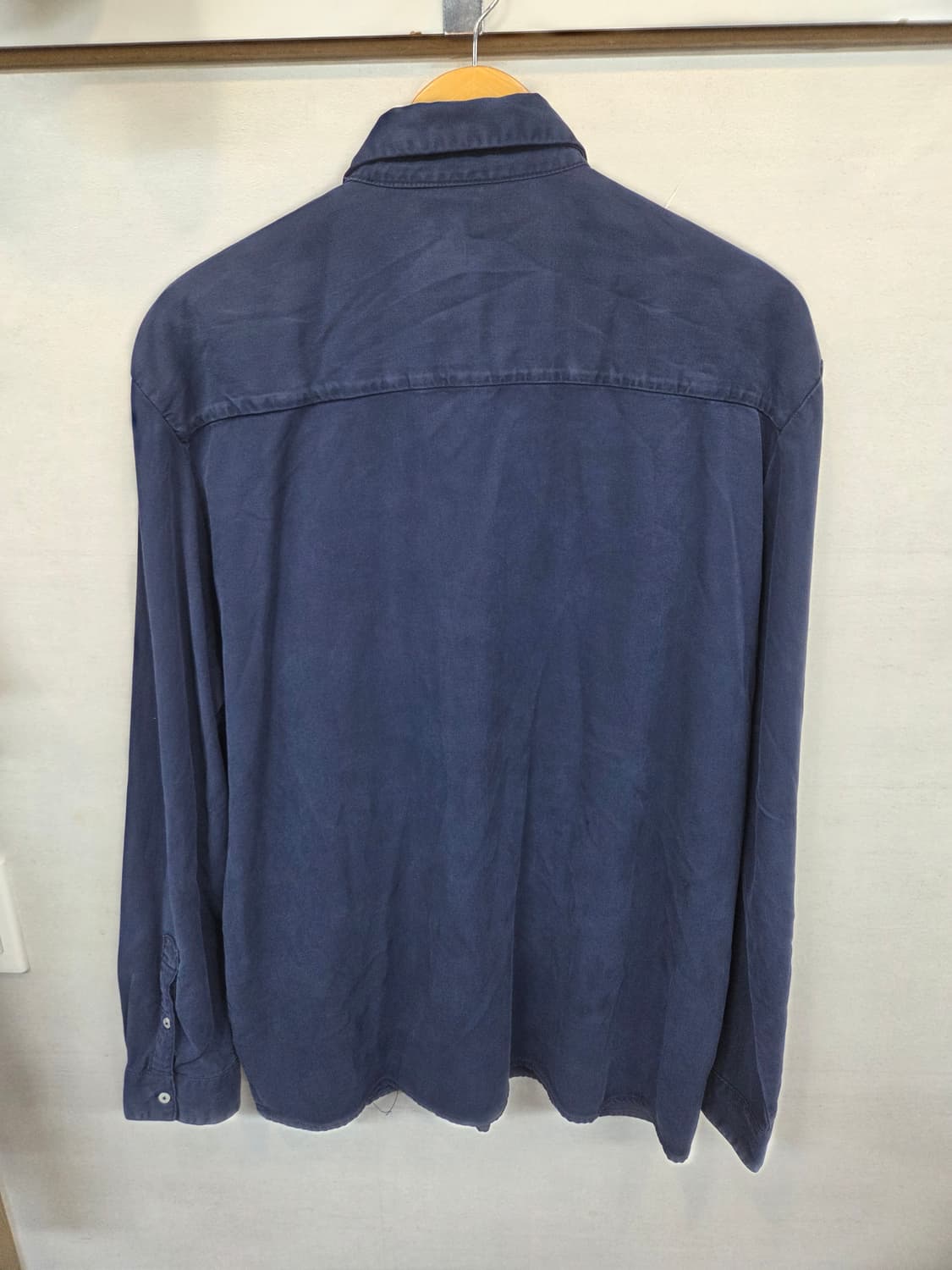 에이치앤엠 셔츠긴팔 스웨이드느낌 L 상품이미지2