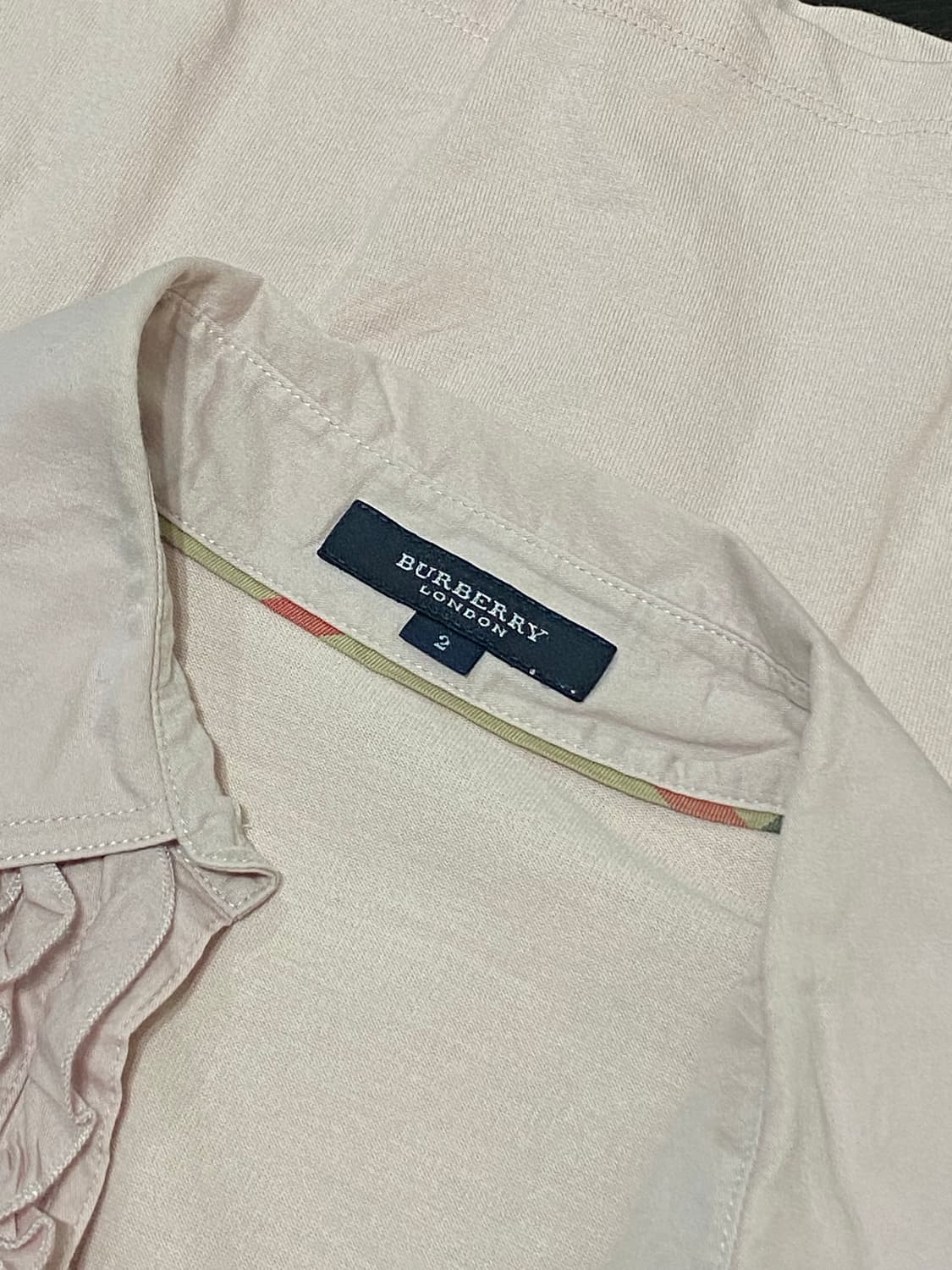 Burberry 프릴 프레피 반팔티셔츠 상품이미지5