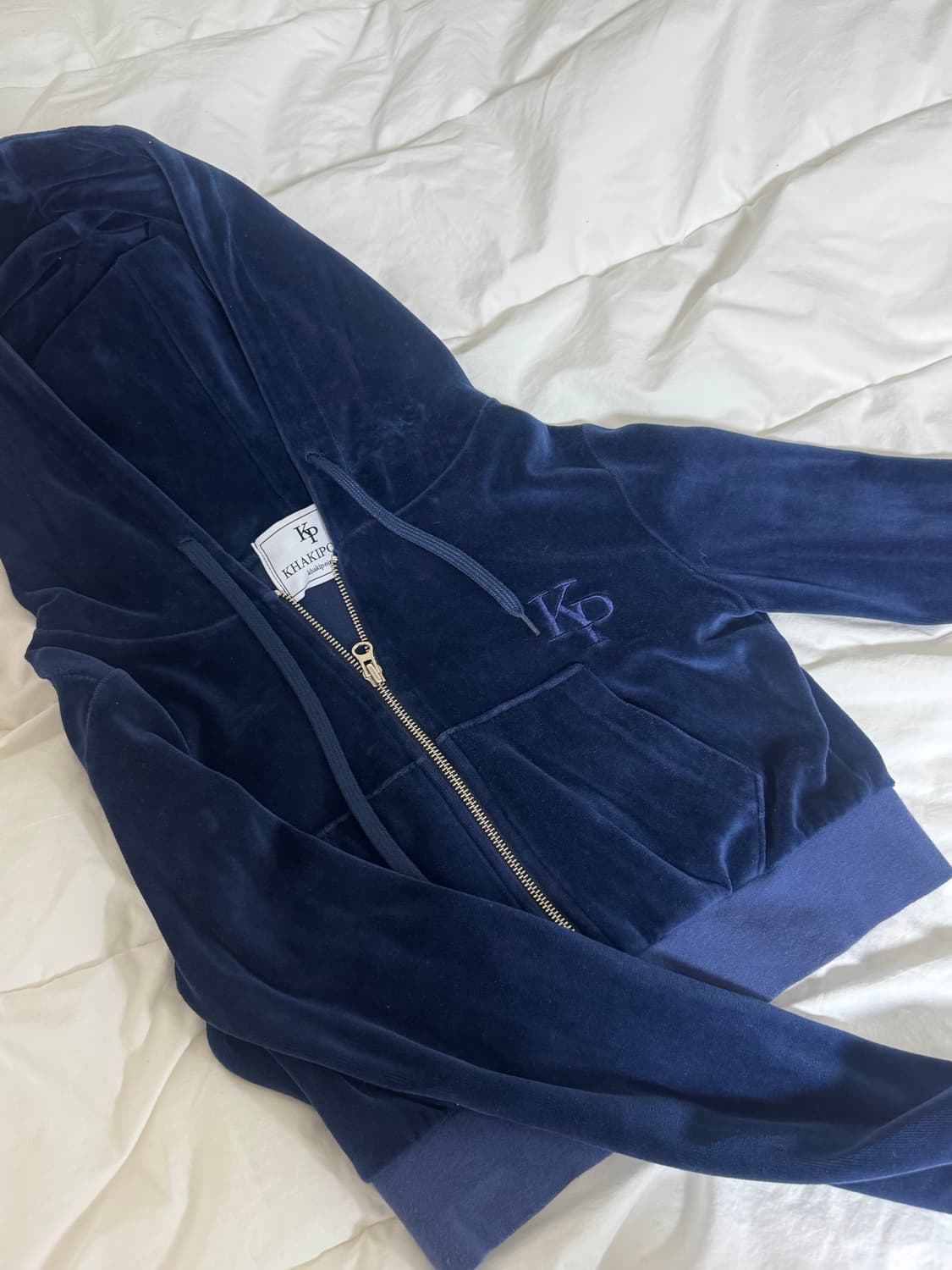 카키포인트 크롭 후드집업  상품이미지1