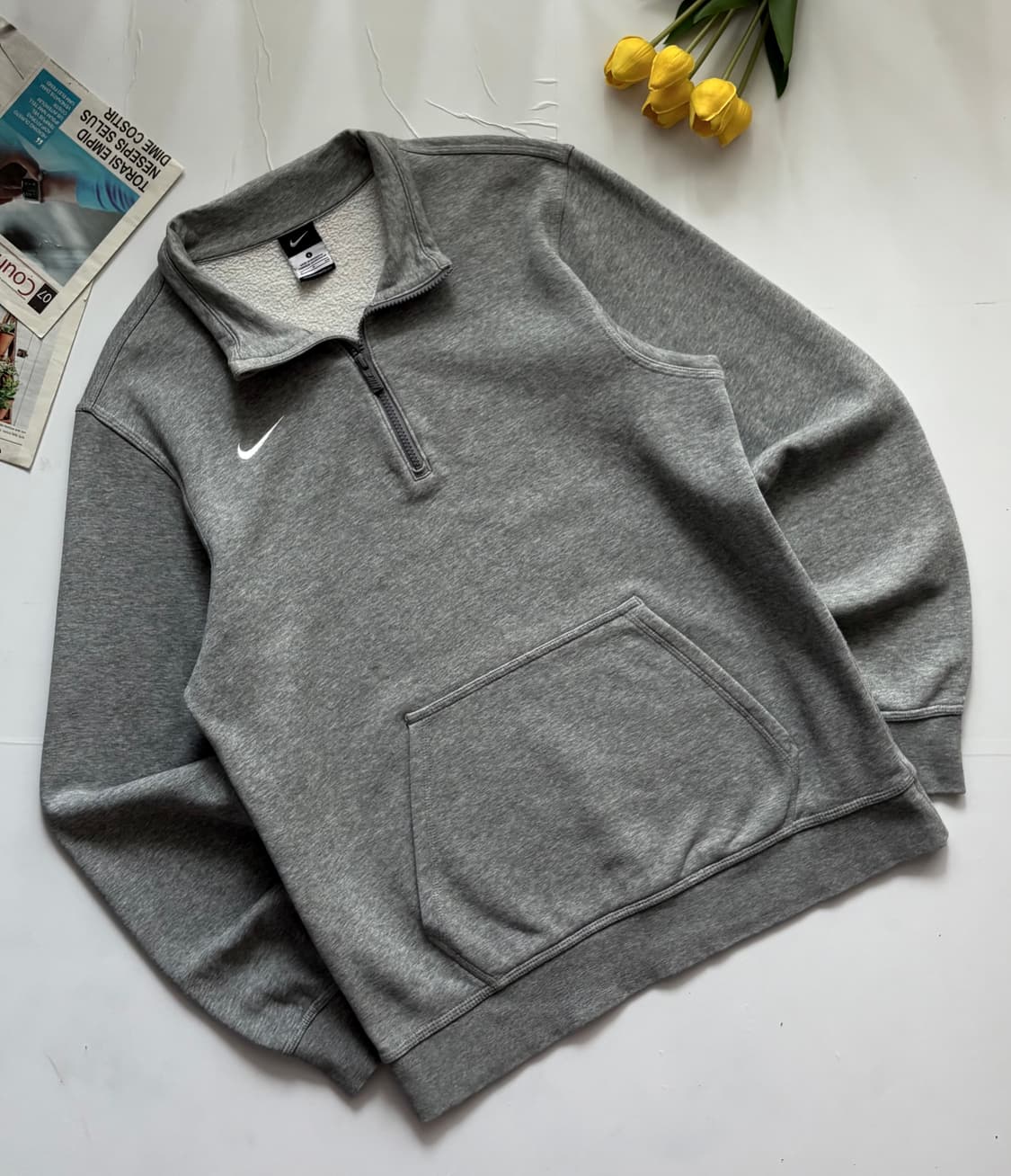 Nike 나이키 그레이 하프 집업 맨투맨  상품이미지1