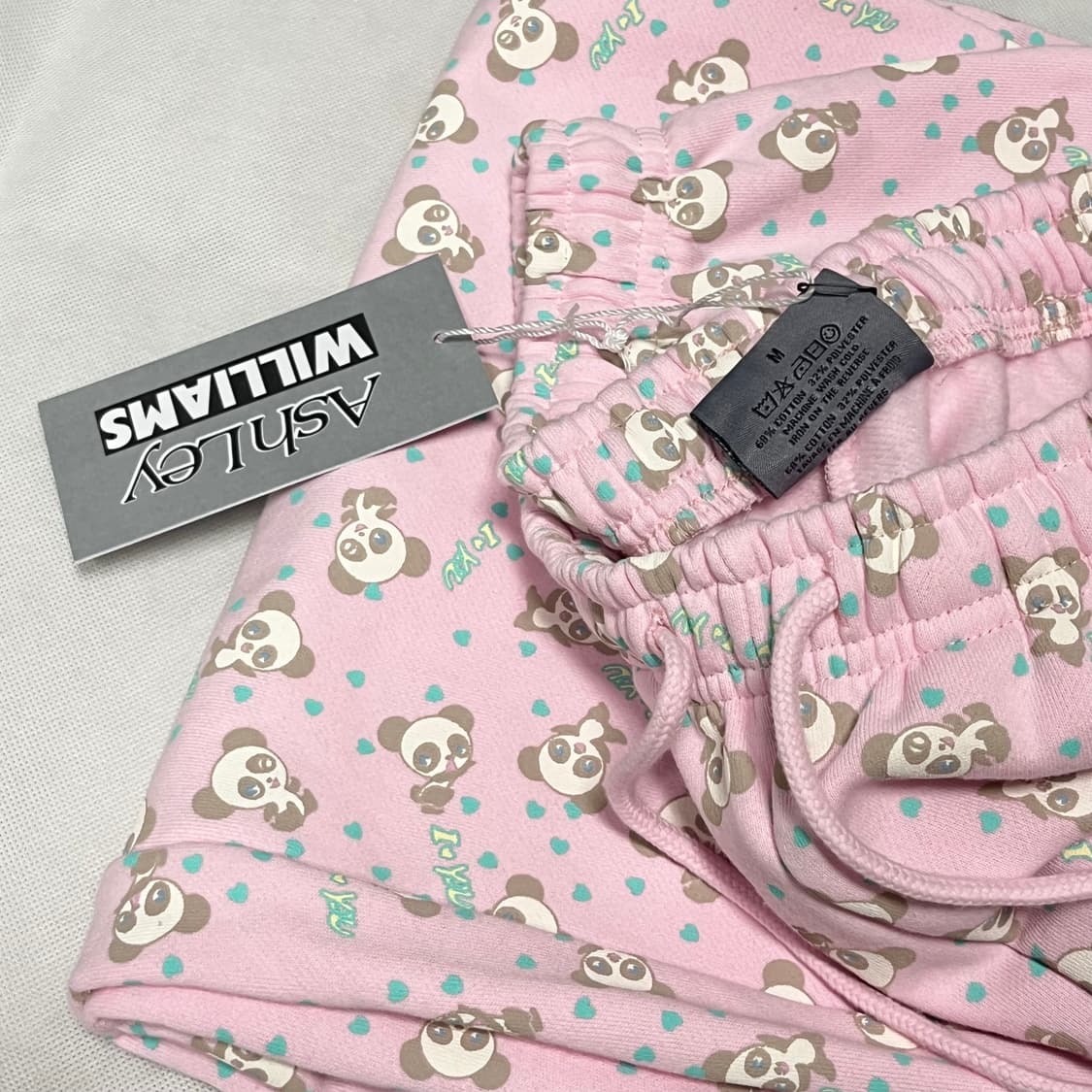 [M]애슐리 윌리엄스 26ss 판다 팬츠/핑크 상품이미지1