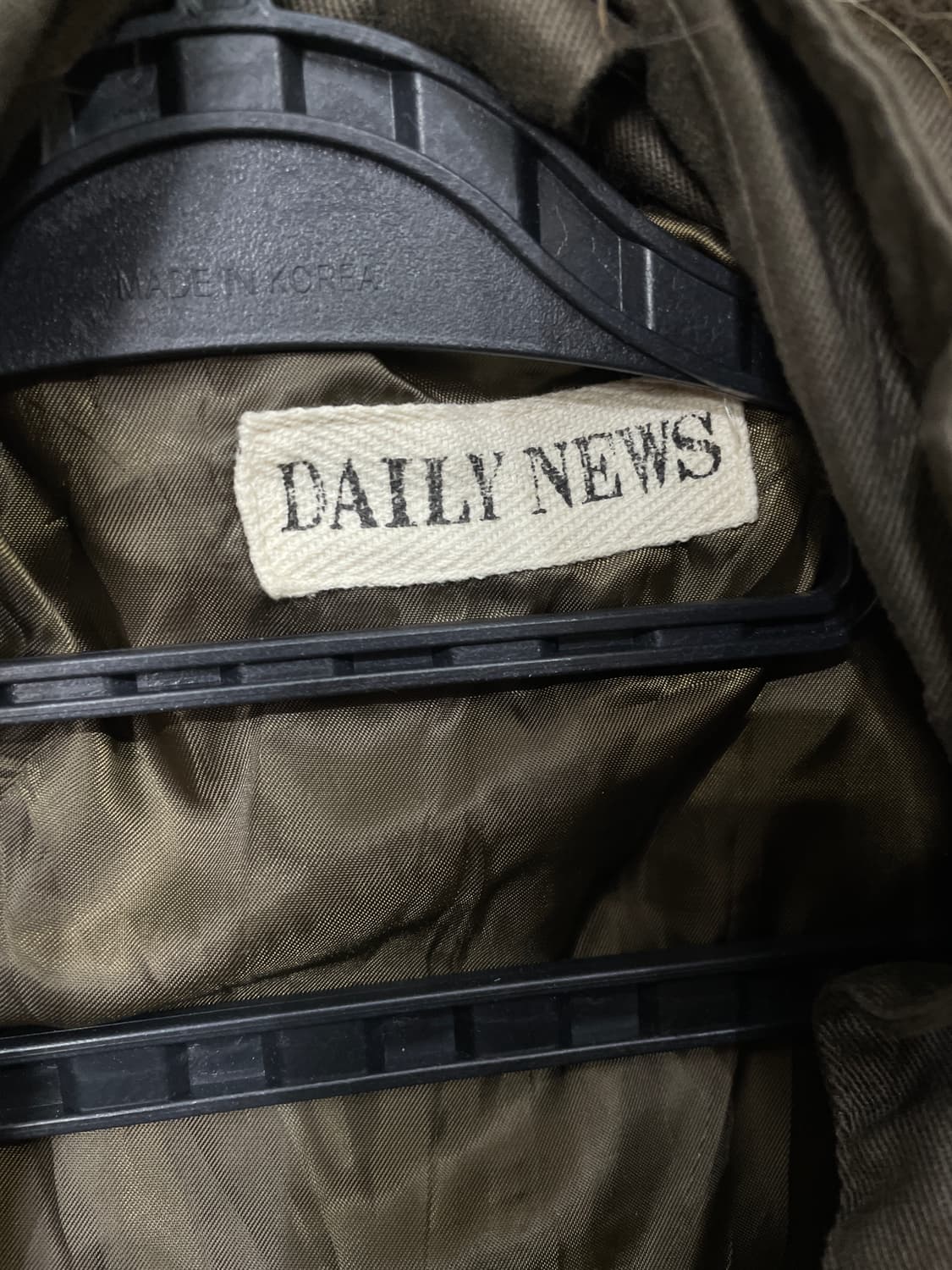 일본빈티지 울프죠 퍼 후드 자켓 점퍼 y2k 크롭 야상 M. 상품이미지8