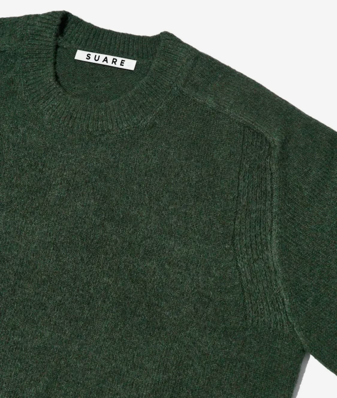 [품절]수아레 울새들 라운드 니트-그린/M 남성녹색니트/겨울니트/파브레가 상품이미지3