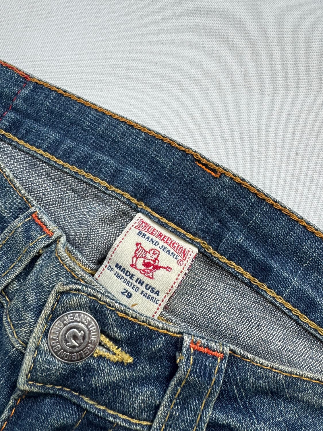 truereligion 트루릴리젼 조이 로우 라이즈 부츠컷 팬츠 상품이미지8