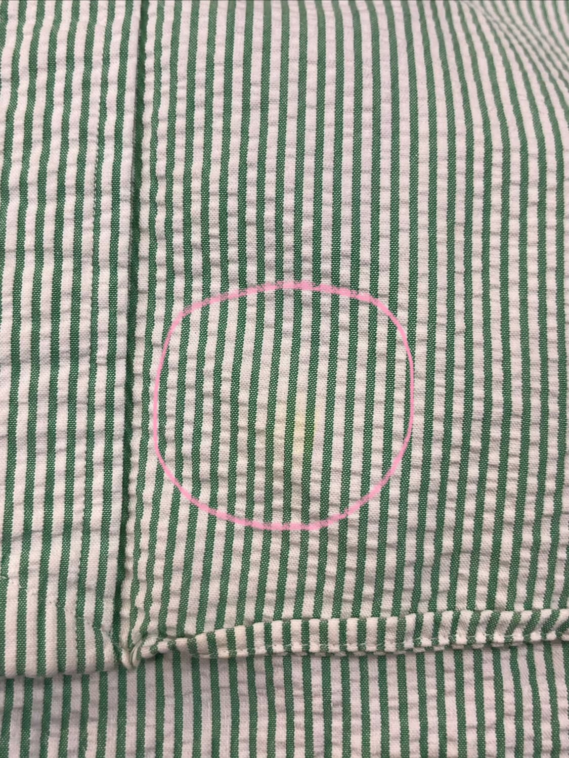 폴로 랄프로렌 스트라이프 반팔 셔츠 그린 M #csz3349  상품이미지5