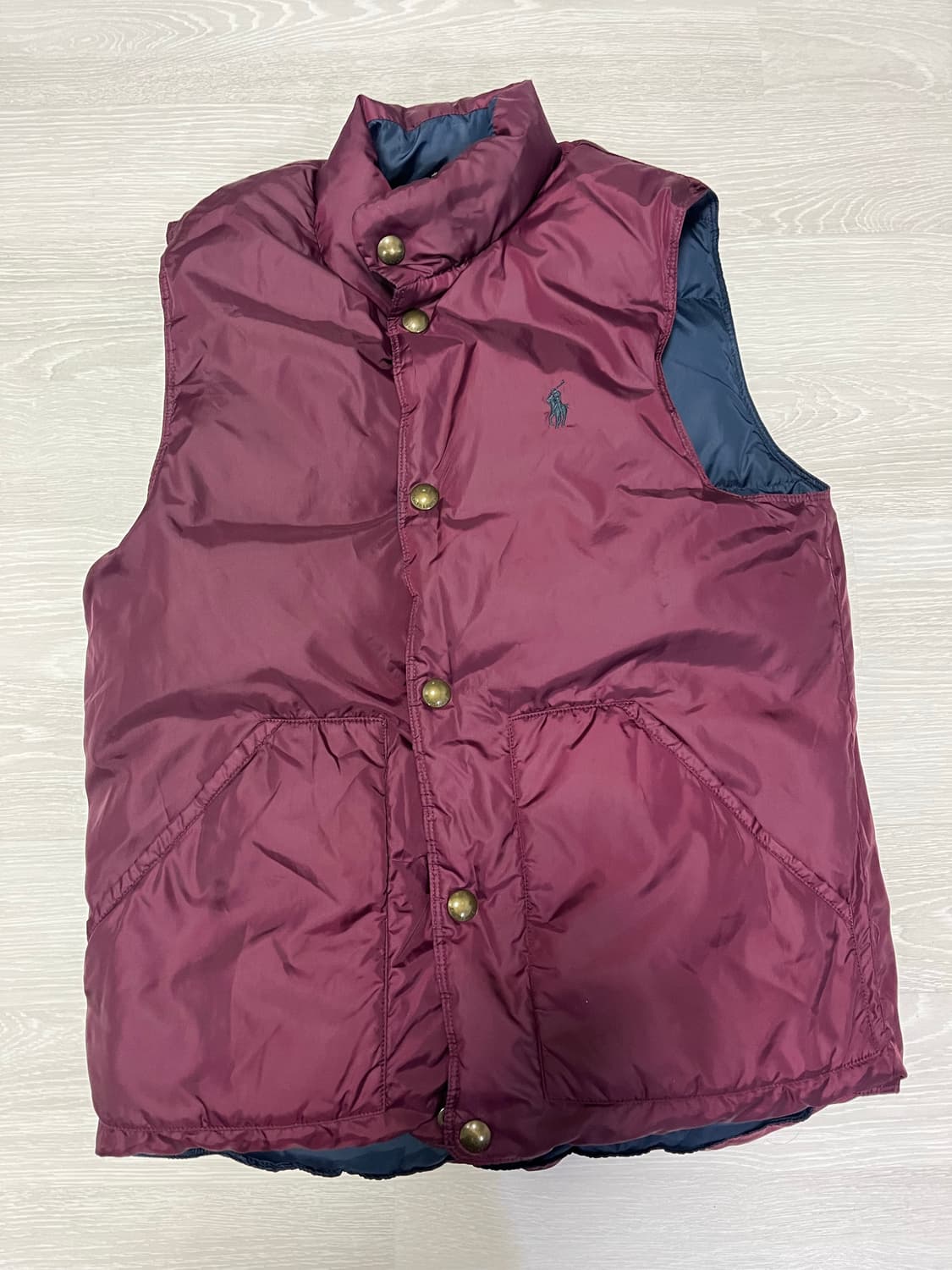 폴로양면 패딩조끼 S 상품이미지4