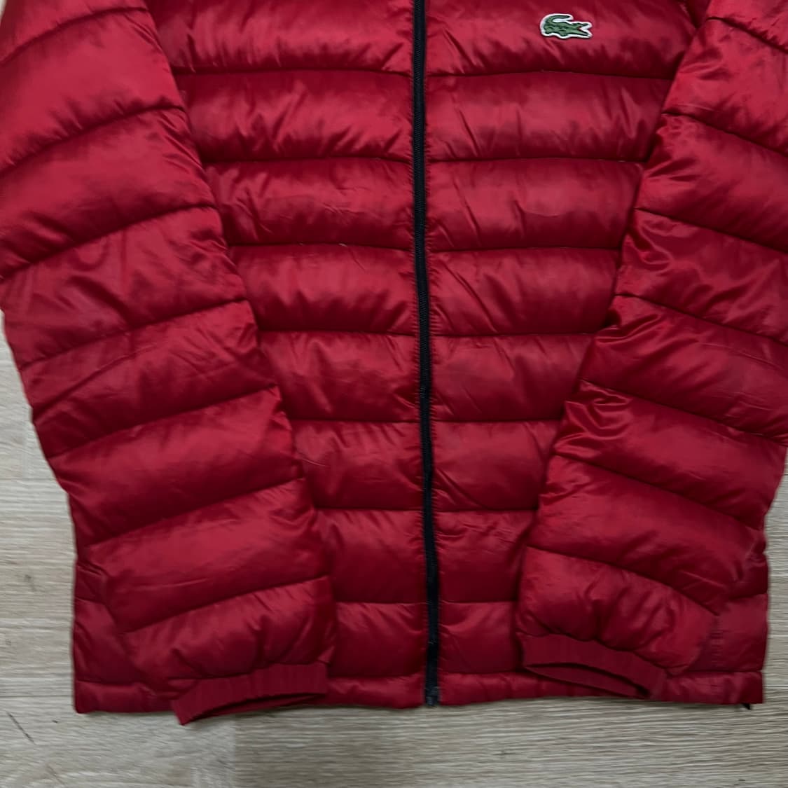 라코스테 구스다운 스탠드넥 경량패딩 점퍼 [레드] 48 상품이미지3