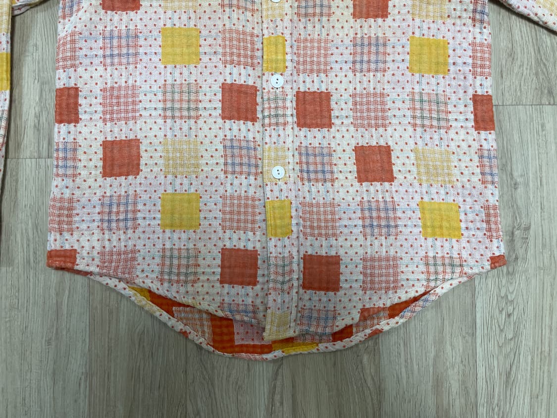 95) 슈가케인 패치워크 마드라스 패턴 워크셔츠(RRL&LVC&폴로) 상품이미지6