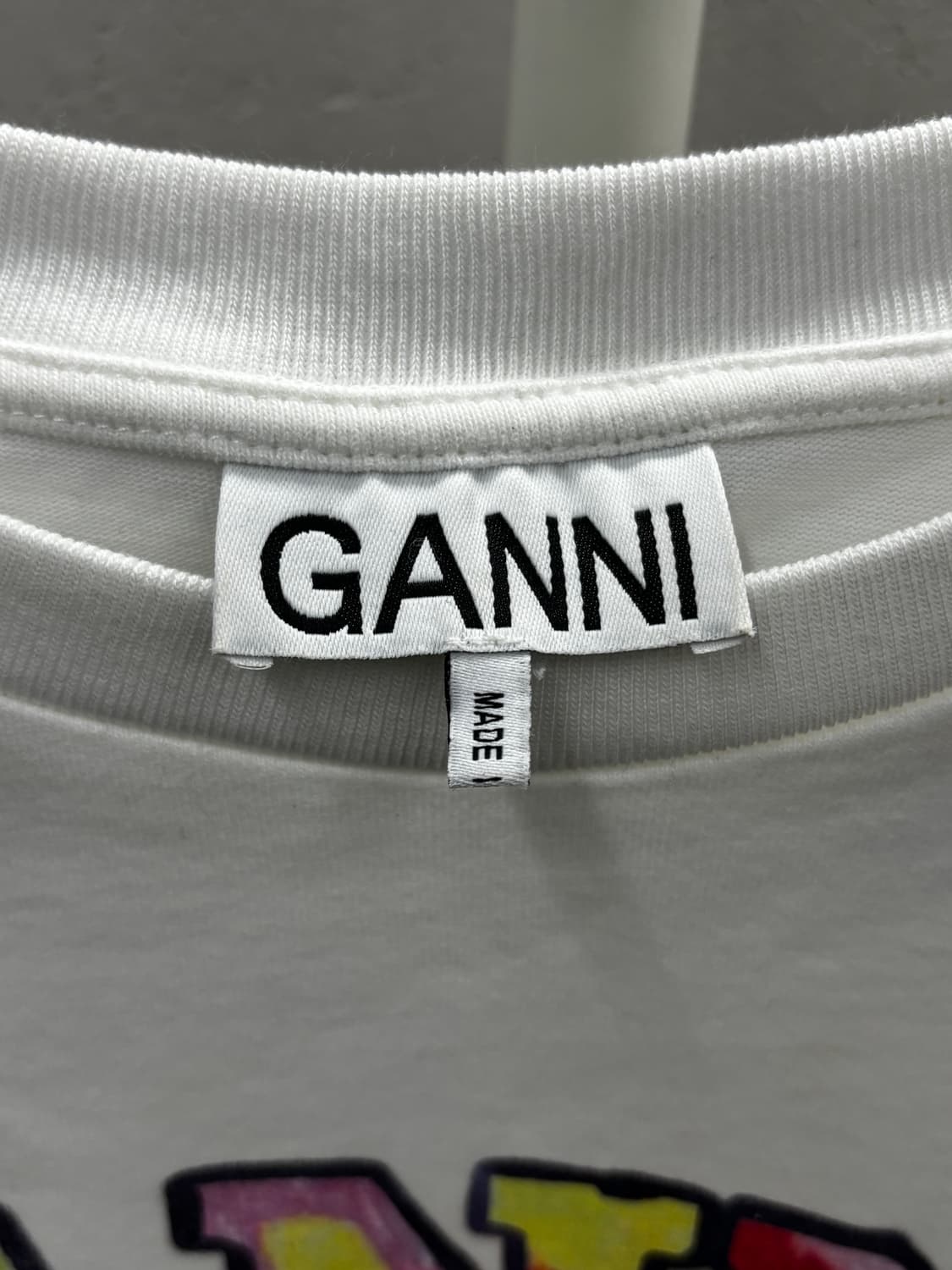 가니 GANNI 스마일 티셔츠 M 상품이미지4