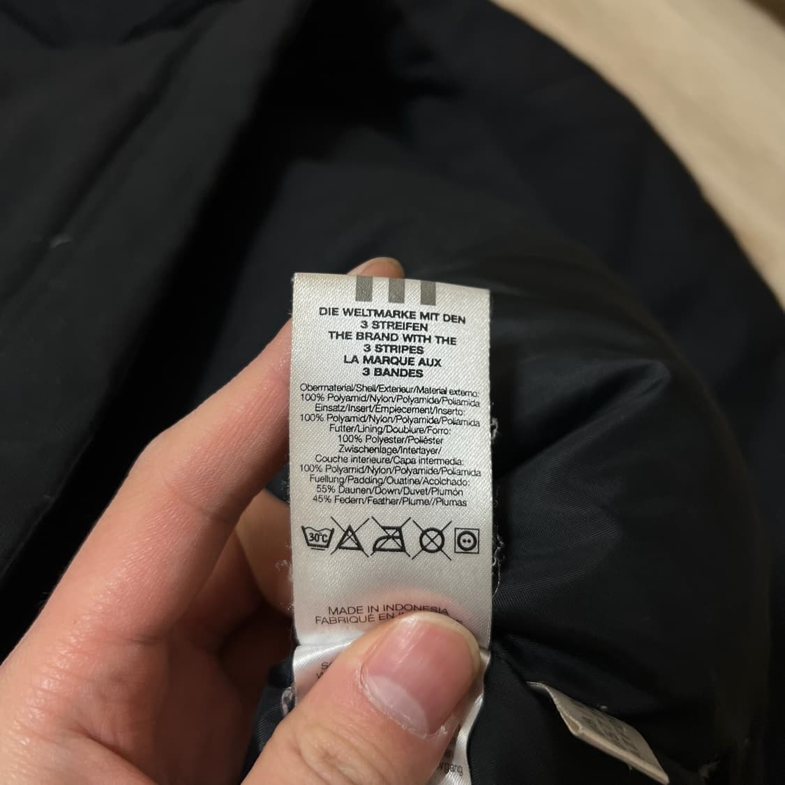 아디다스 남성 오버핏 다운 후드 패딩 M/95  상품이미지6