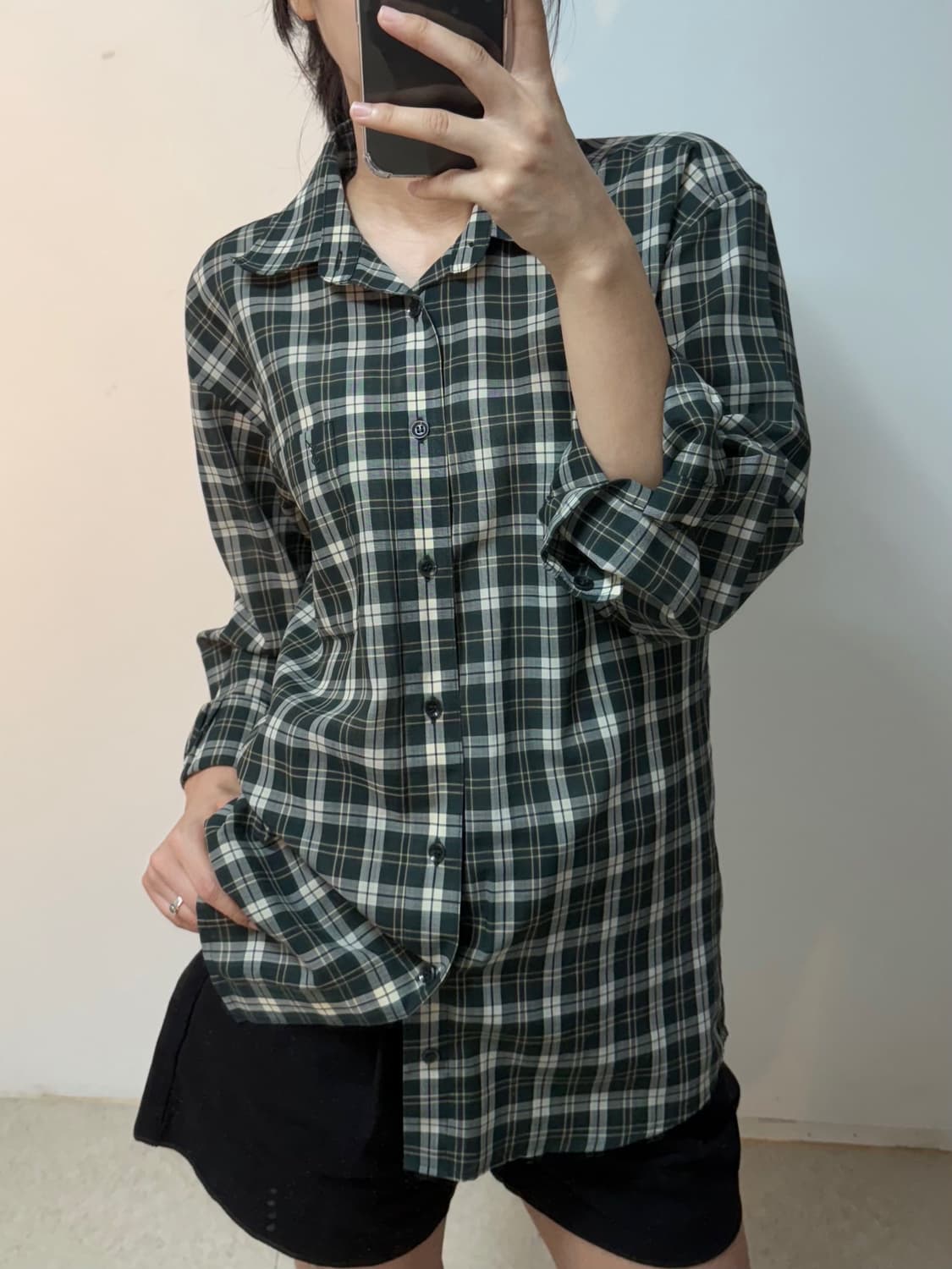 입생로랑 YSL 체크 셔츠 상품이미지2