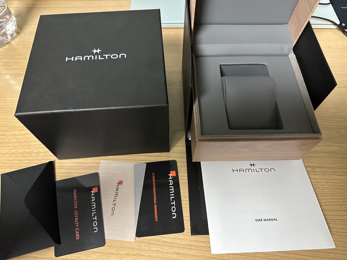 해밀턴 카키필드 메카니컬 올블랙 상품이미지2