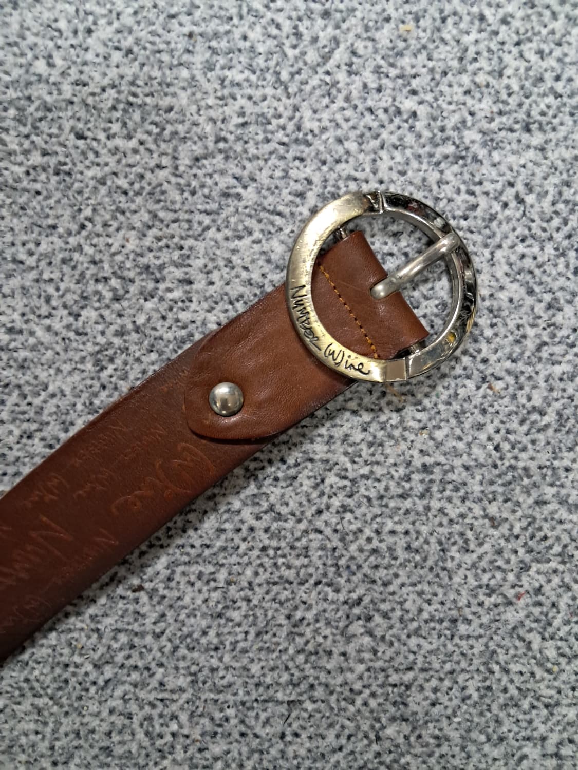 넘버나인가죽벨트 상품이미지1