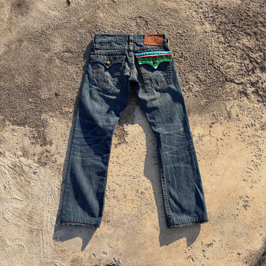 트루릴리전 플랩 포켓 스티치 데님팬츠 32 상품이미지10