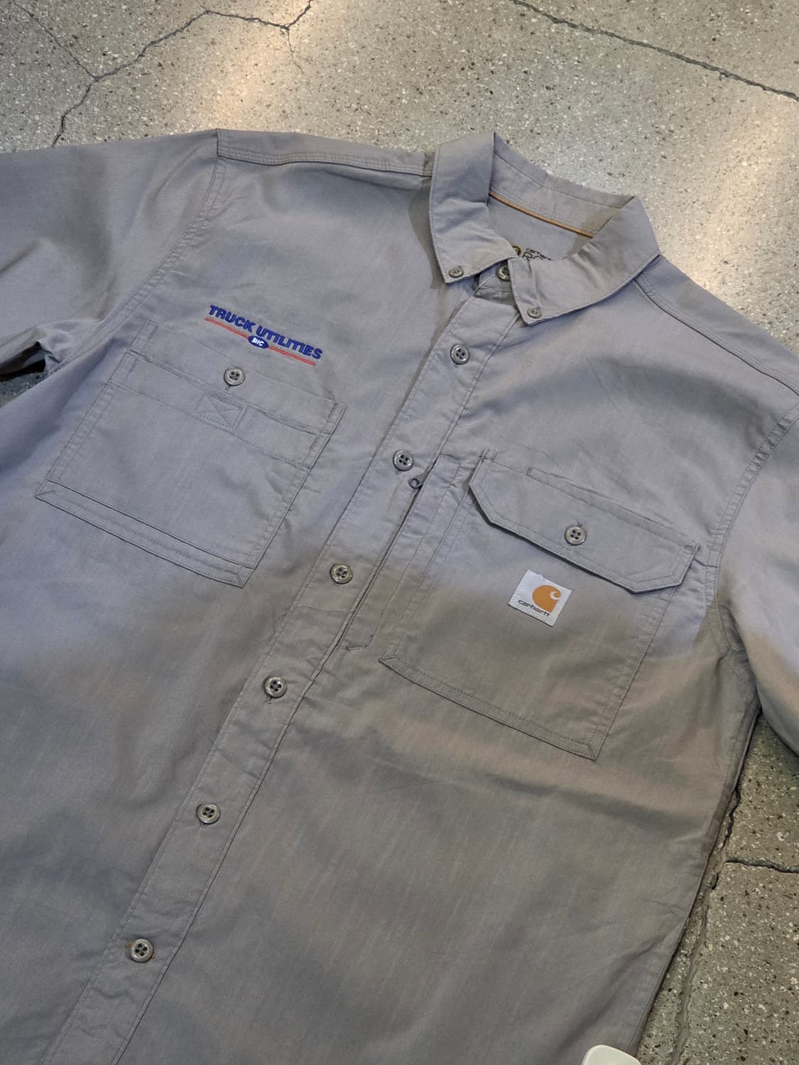Carhartt 칼하트 그레이 반팔셔츠 상품이미지1