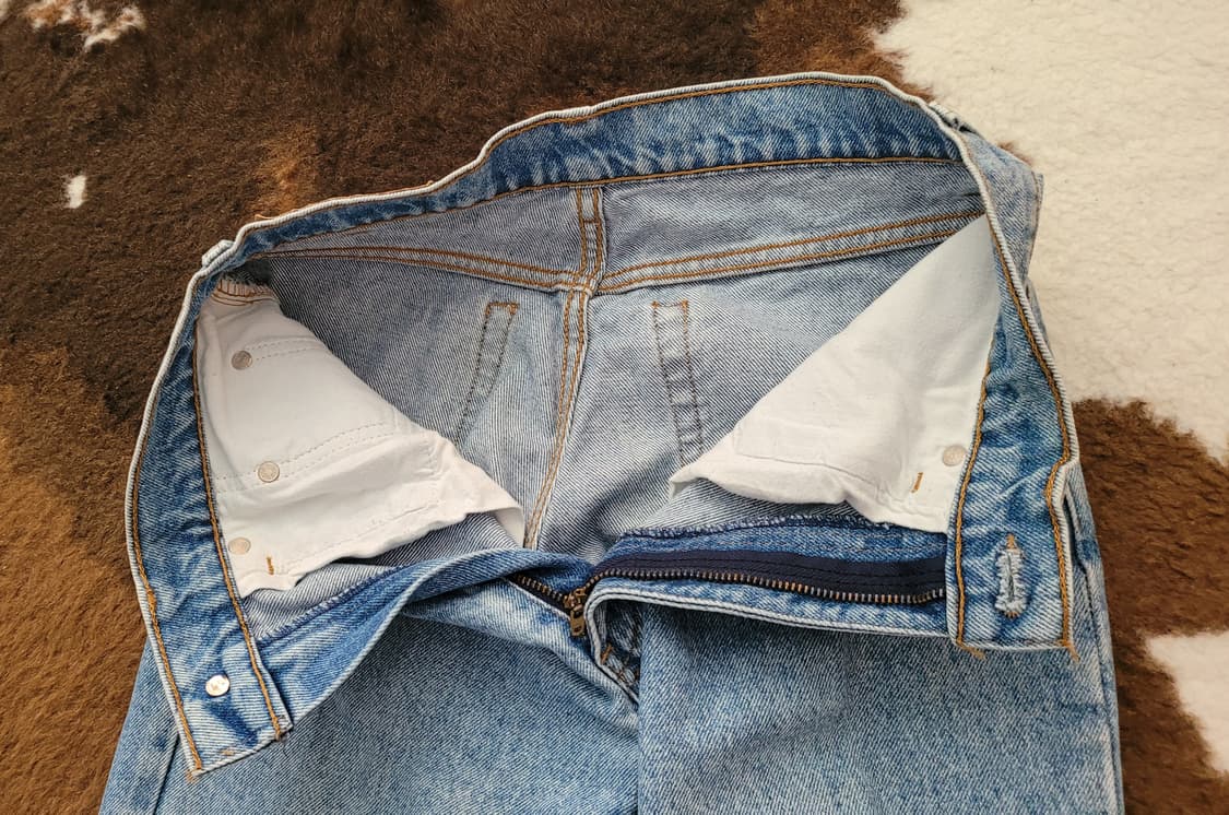 리바이스 515 남녀공용 밝은색 청바지(28) 상품이미지7