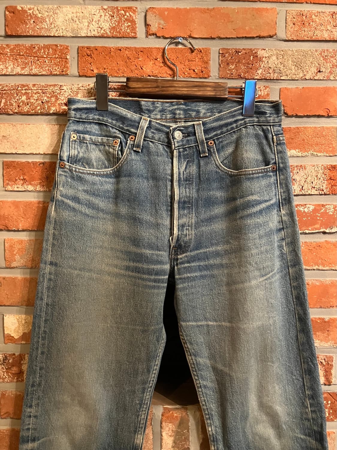 90s USA 빈티지 리바이스 501 데님 팬츠 상품이미지3