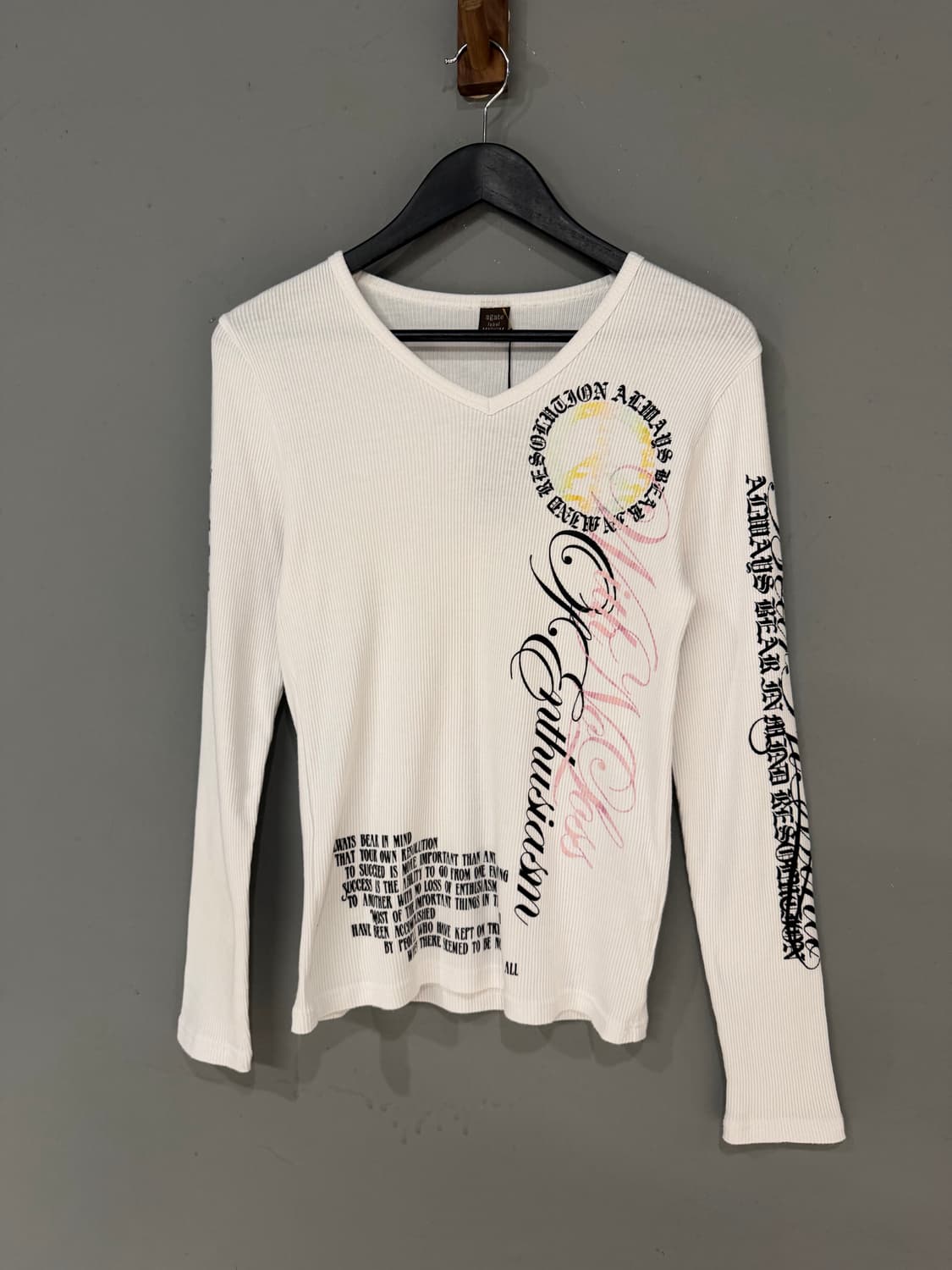 y2k printing & lettering long sleeve 상품이미지6