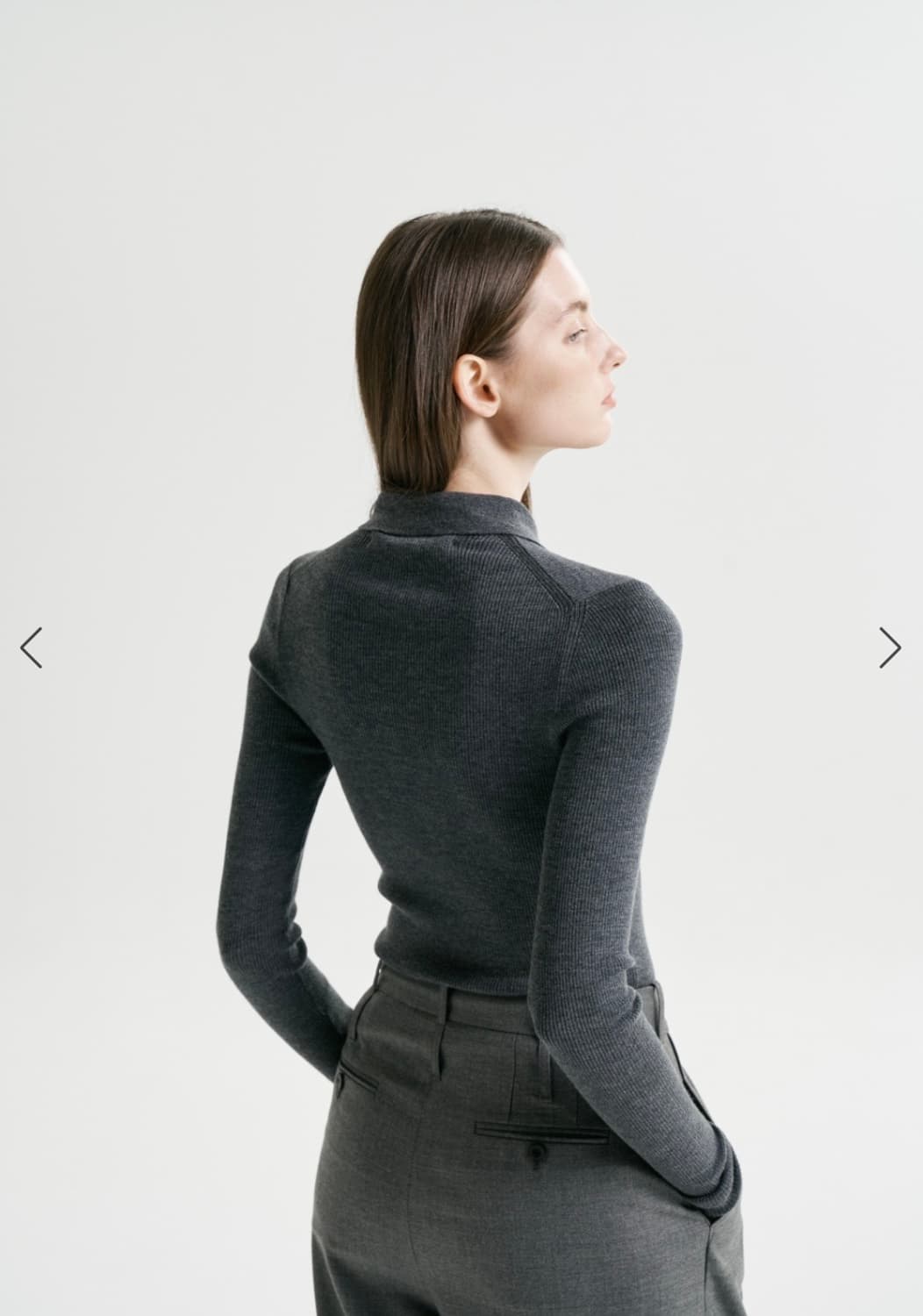 re.w flow soft pk knit  Charcoal 새상품(s) 상품이미지5