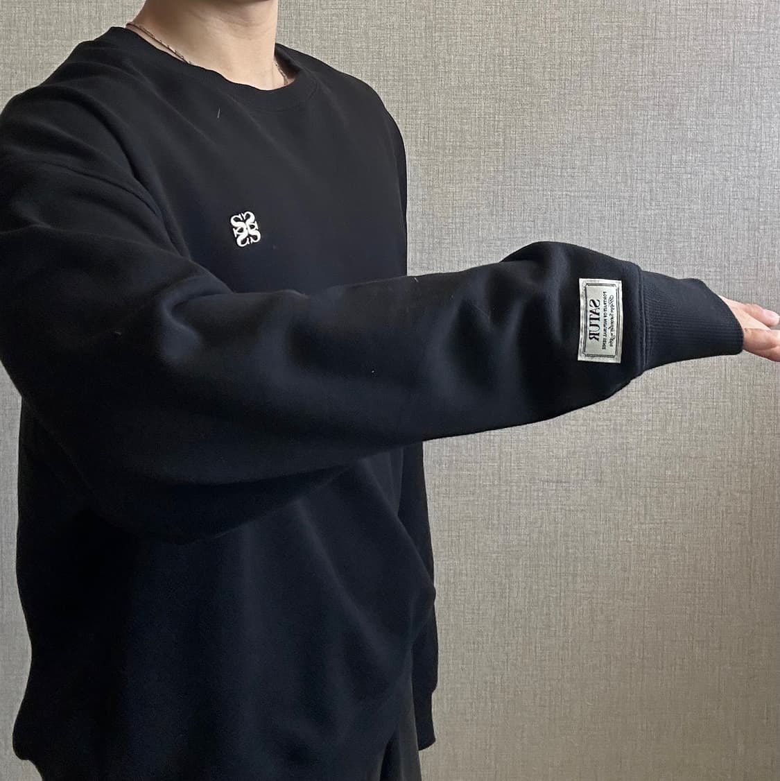 SATUR 세터 스몰로고 오버핏 스웻셔츠 XL 상품이미지2