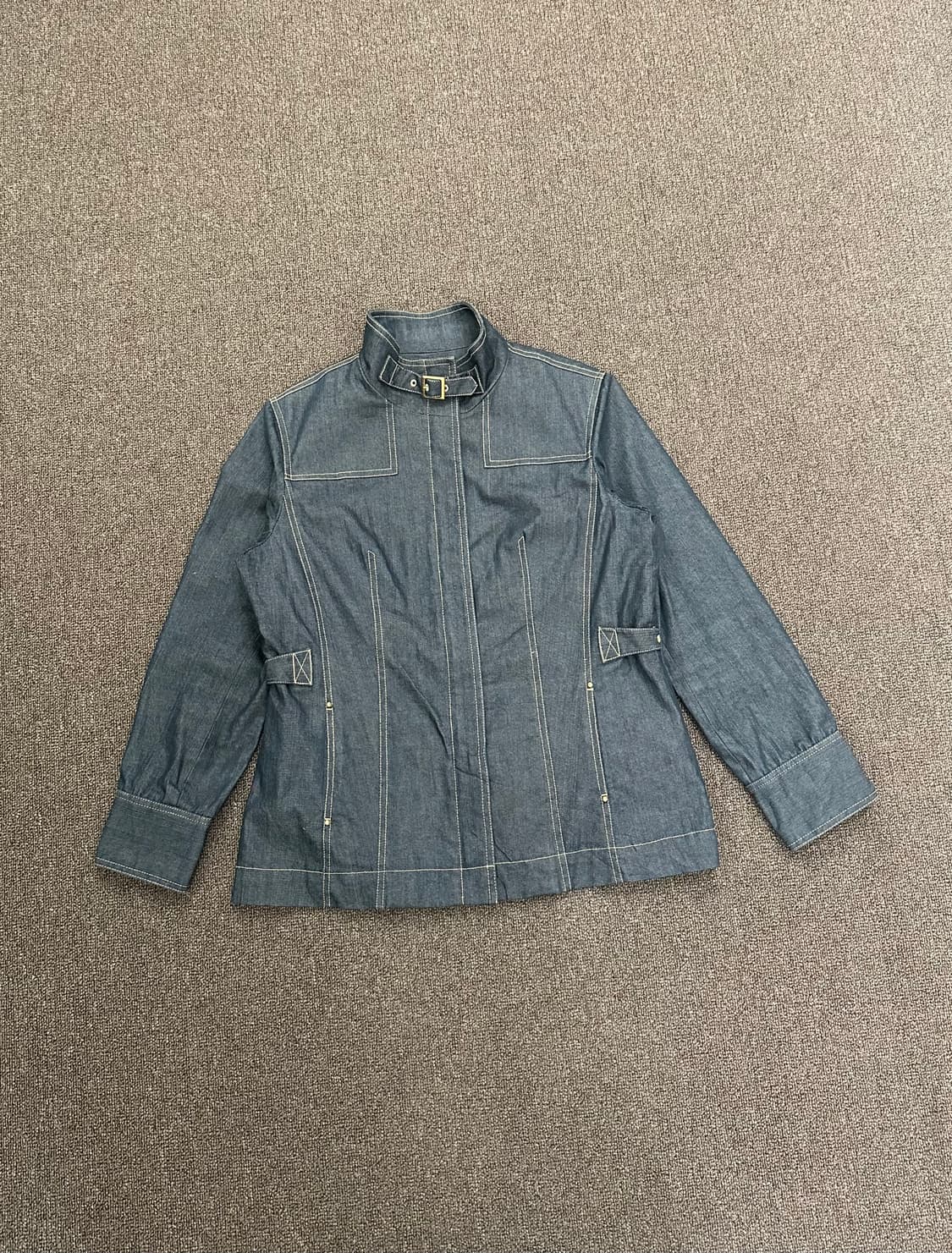 M)맥그리거 빈티지 버클 데님 자켓 상품이미지2