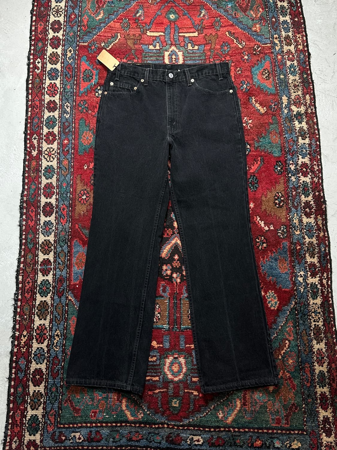 90's USA Made 리바이스 517 블랙 부츠컷 플레어진 상품이미지1