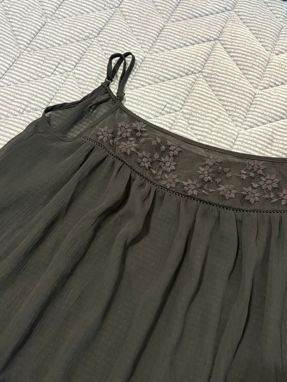 Black seethrough sleeveless 상품이미지6