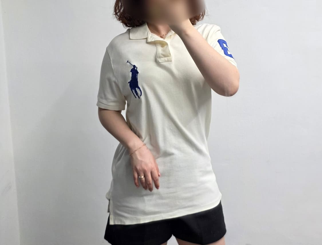 [프립]빅포니 폴로 랄프로렌 카라티 아이보리 상품이미지2