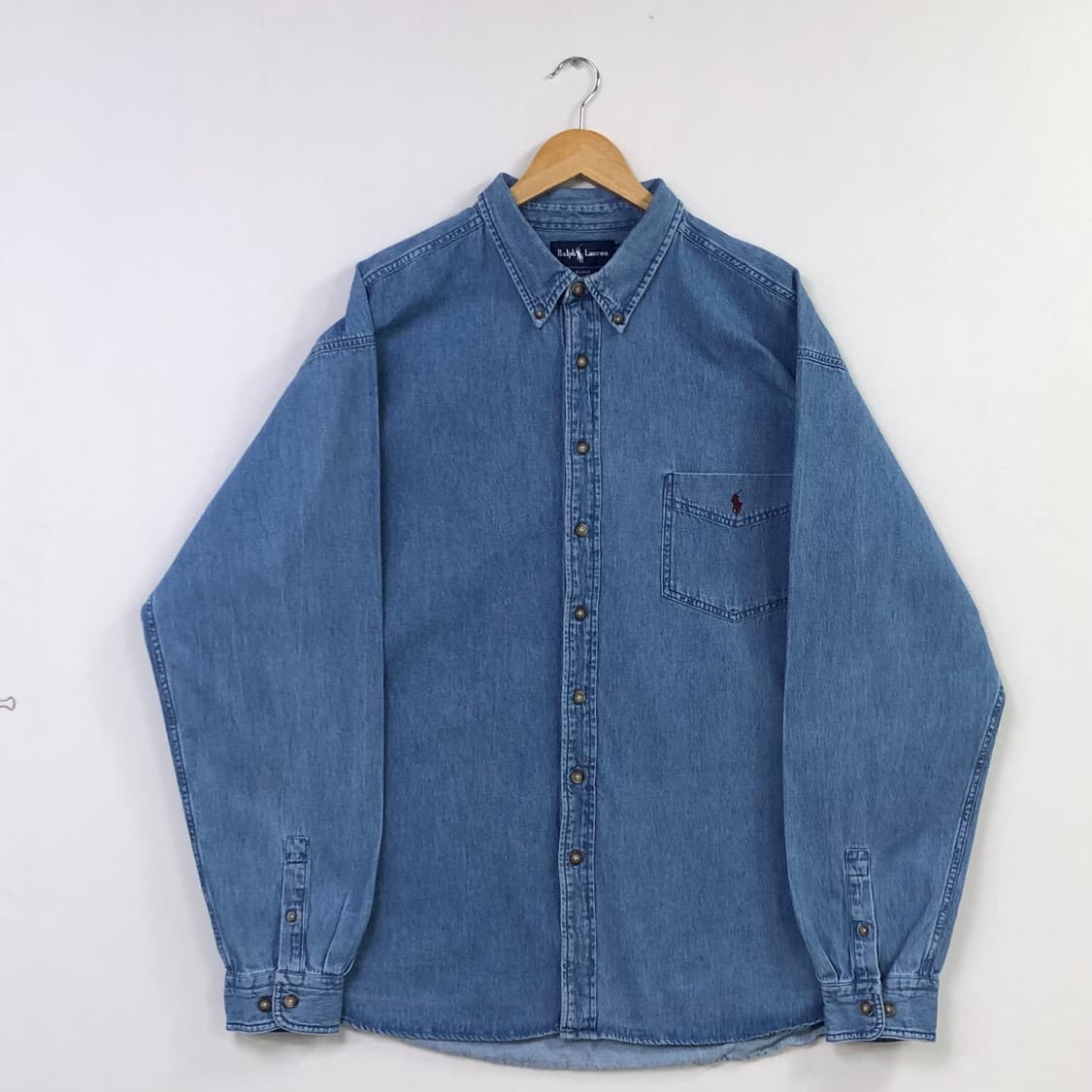 Xxl 폴로 데님 셔츠 상품이미지2