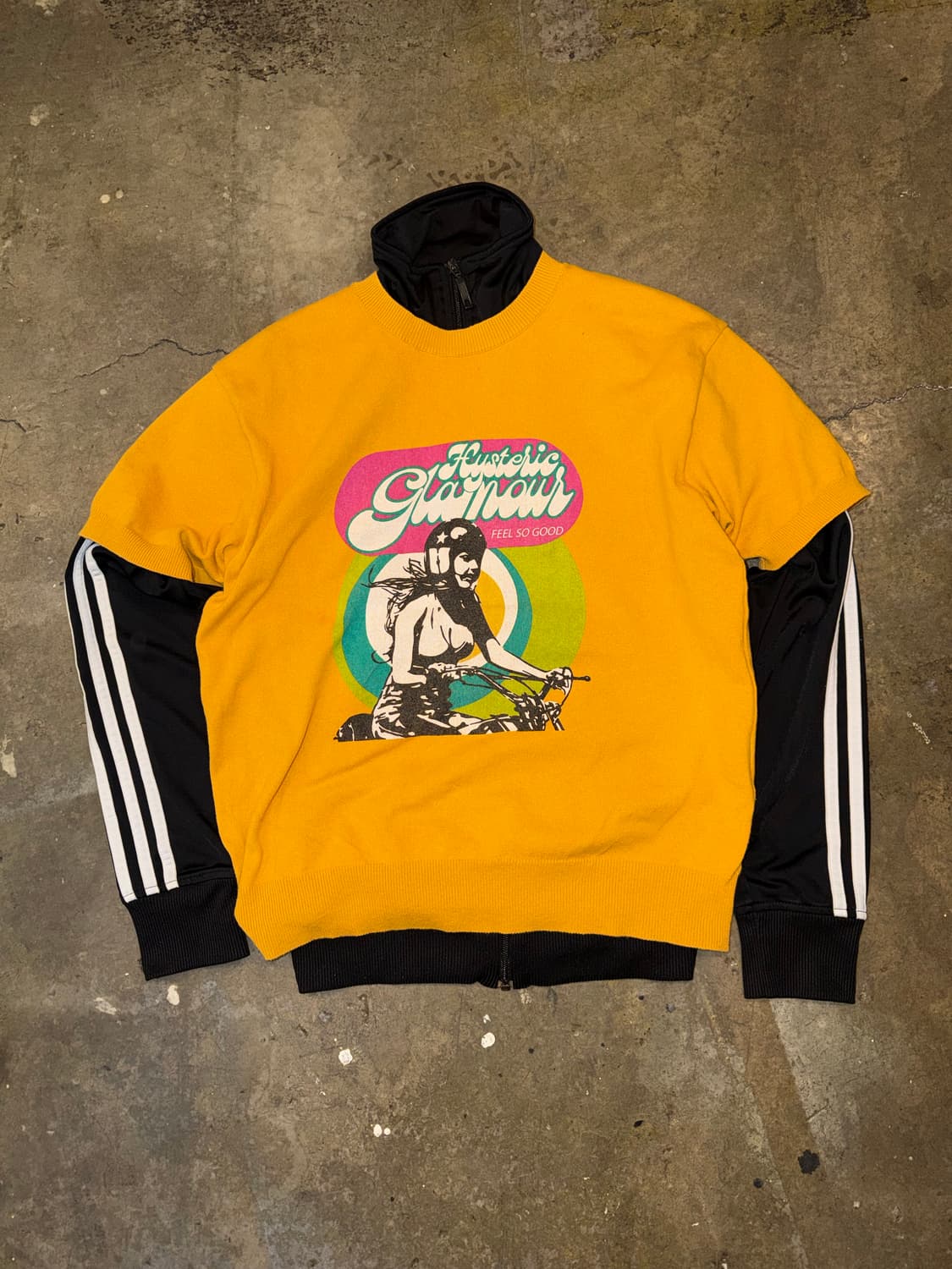 < Hysteric Glamour Logo Half Knit Sweats 상품이미지6