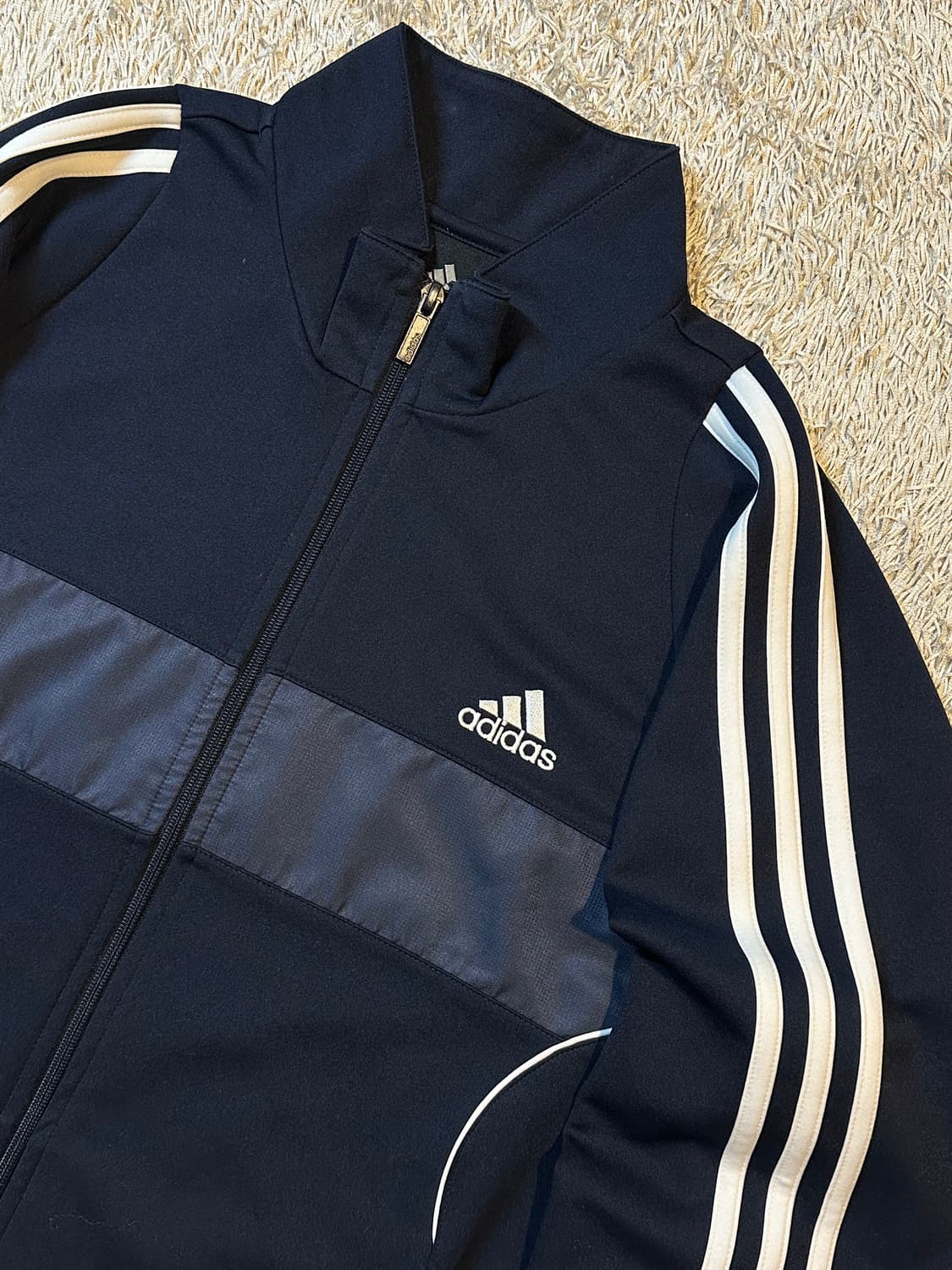 아디다스 ADIDAS 삼각로고 배색 트랙탑 져지 다크네이비 상품이미지2